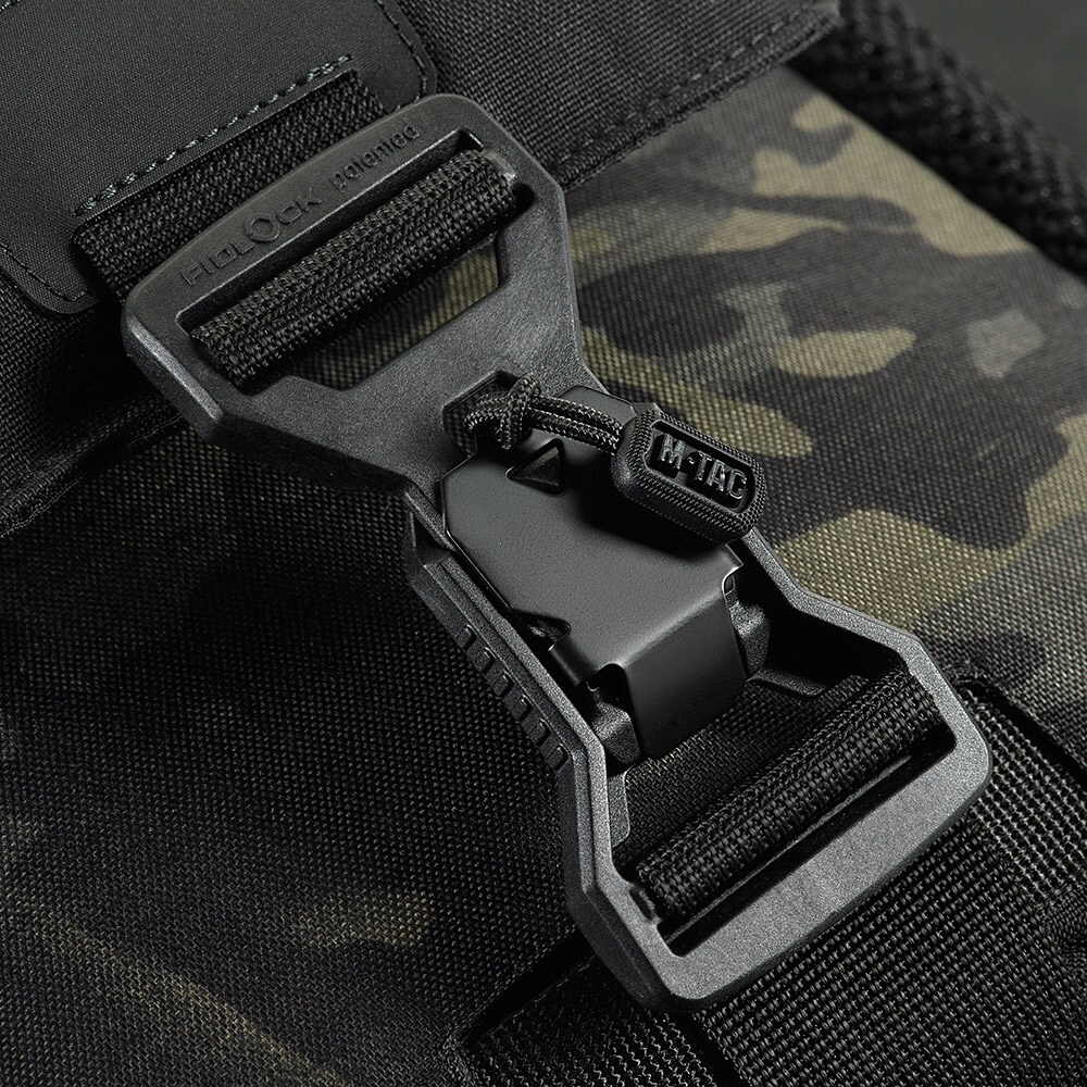 M-Tac - Satellite Magnet Elite Hex - Umhängetasche - MultiCam Black/Black