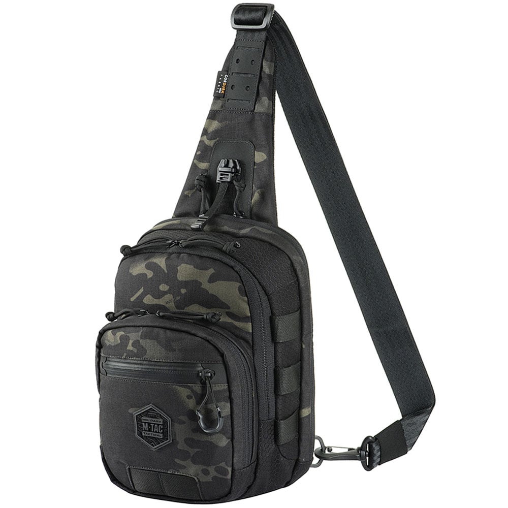 M-Tac - Cross Bag Slim Elite Hex - Umhängetasche - MultiCam Black/Black