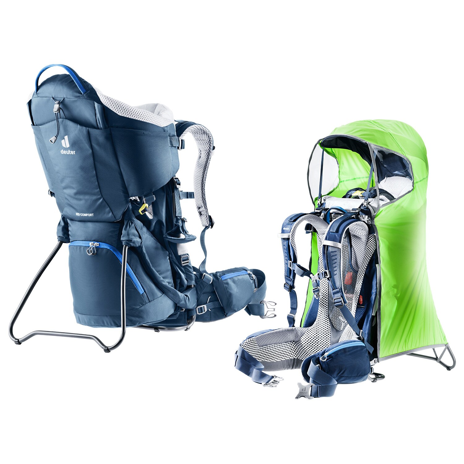 Deuter Kid Comfort Kindertrage + Regenschutz - Set