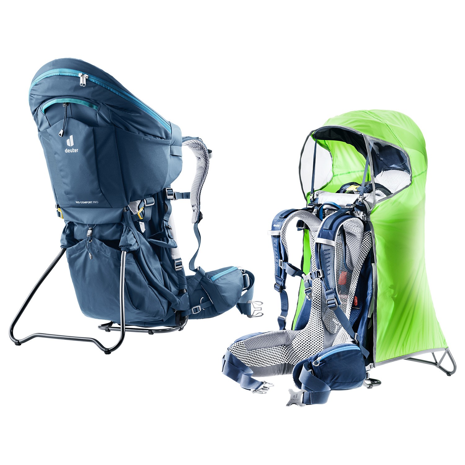 Deuter Kid Comfort Pro Kindertrage + Regenschutz - Set