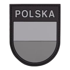 101 Inc. - Aufnäher - Polen-Schild 3D - Grau 444130-7017