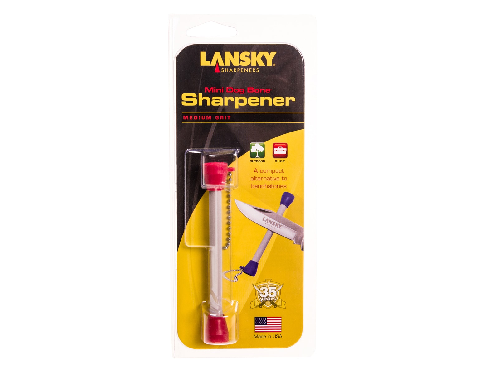 Lansky - Mini Dog Bone - Stabschärfer aus Keramik