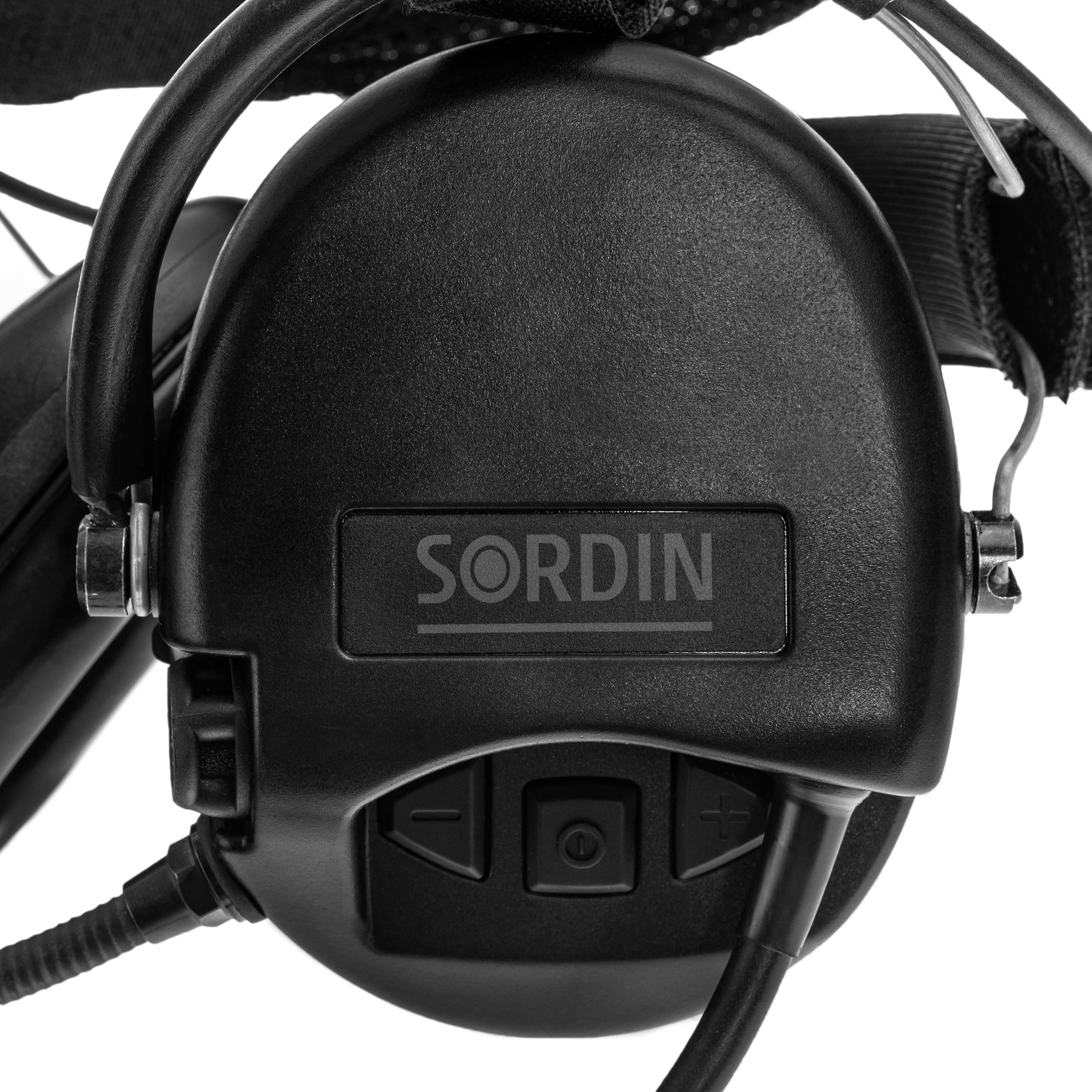 Sordin - Supreme MIL CC Neckband - Aktiver Gehörschutz - Black