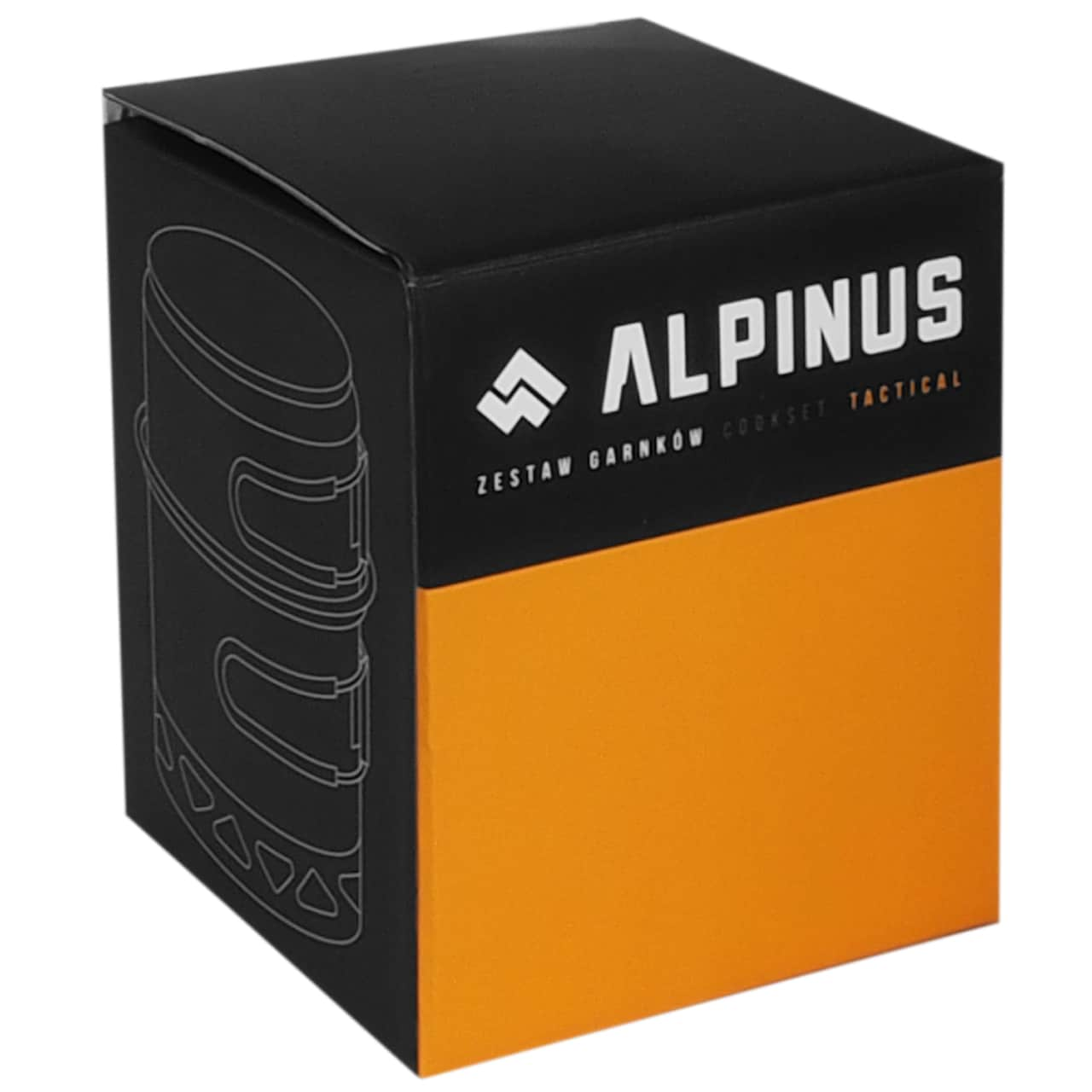 Alpinus - Aluminium Outdoor-Kochgeschirr Valdes Radiator - Grau