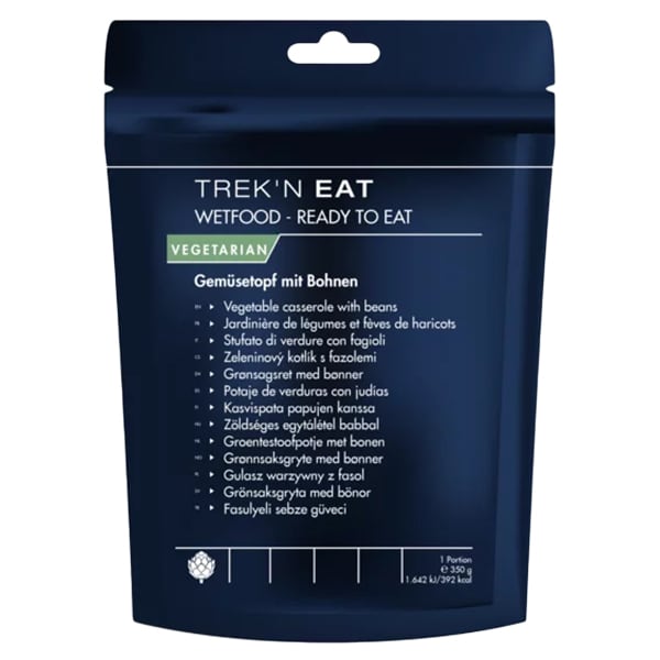 Trek'n Eat - Wetfood Ready to Eat - Fertiggericht Gemüsefrikadellen mit Nudeln 350 g