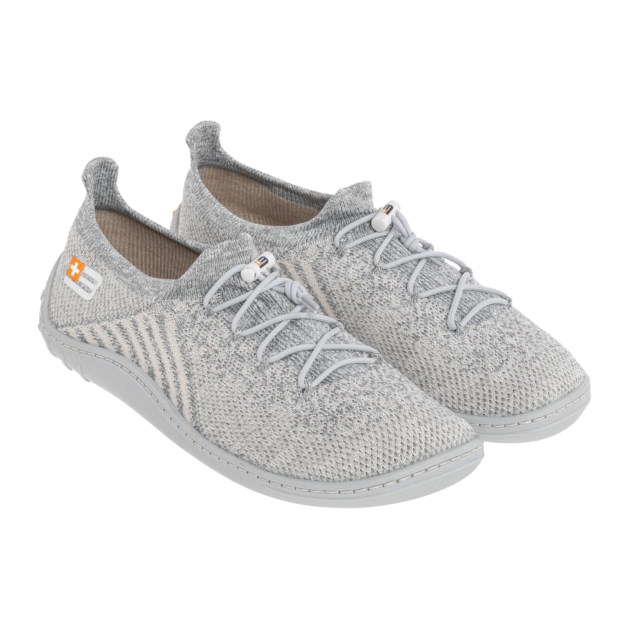 Brubeck - Barefoot Merino Damenschuhe - Hellgrau/Grau