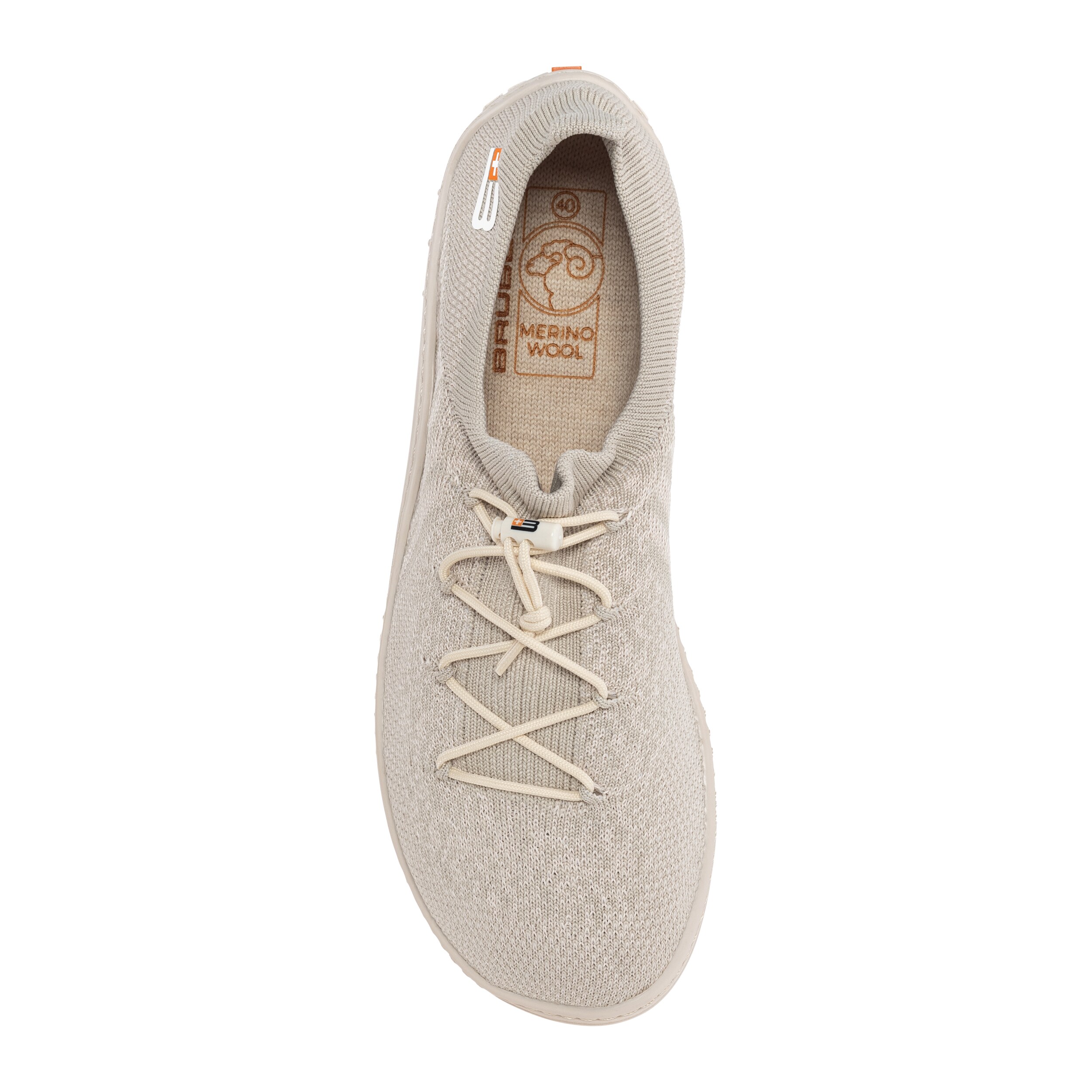 Brubeck - Barefoot Merino Damenschuhe - Cremig