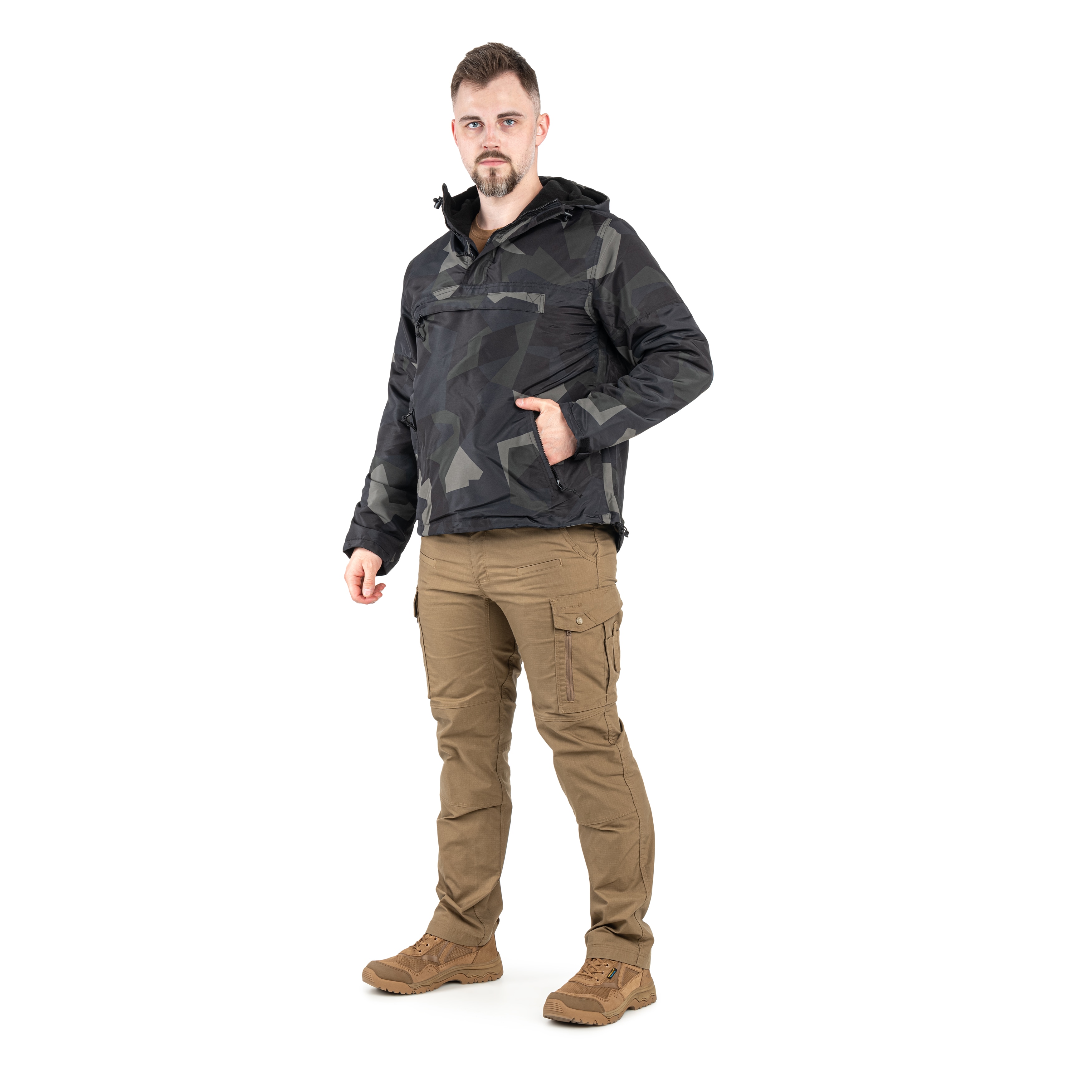 Brandit - Windbreaker Windjacke - Dark Camo M90