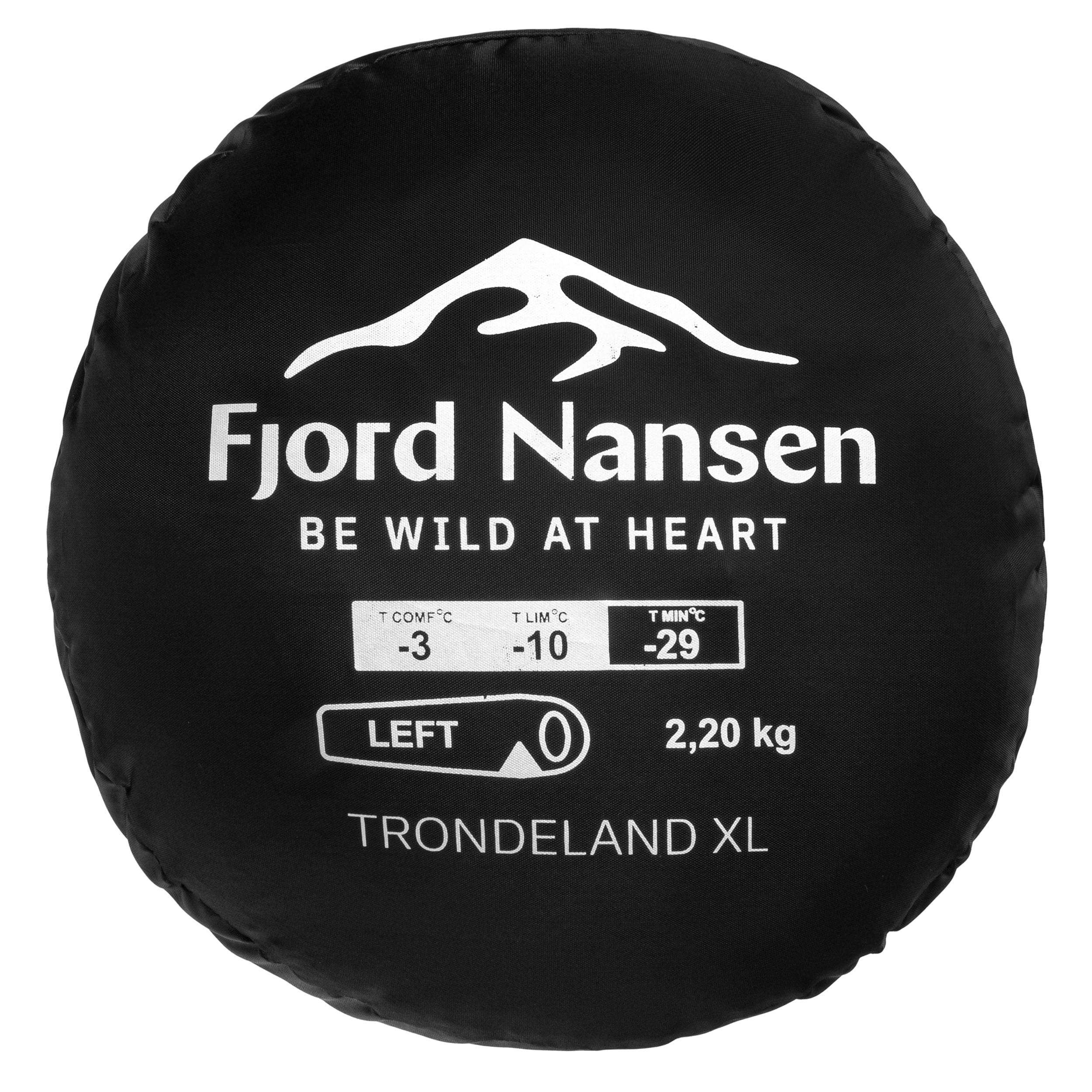 Fjord Nansen - Trondeland XL 2200 g Schlafsack - Olive Drab - links