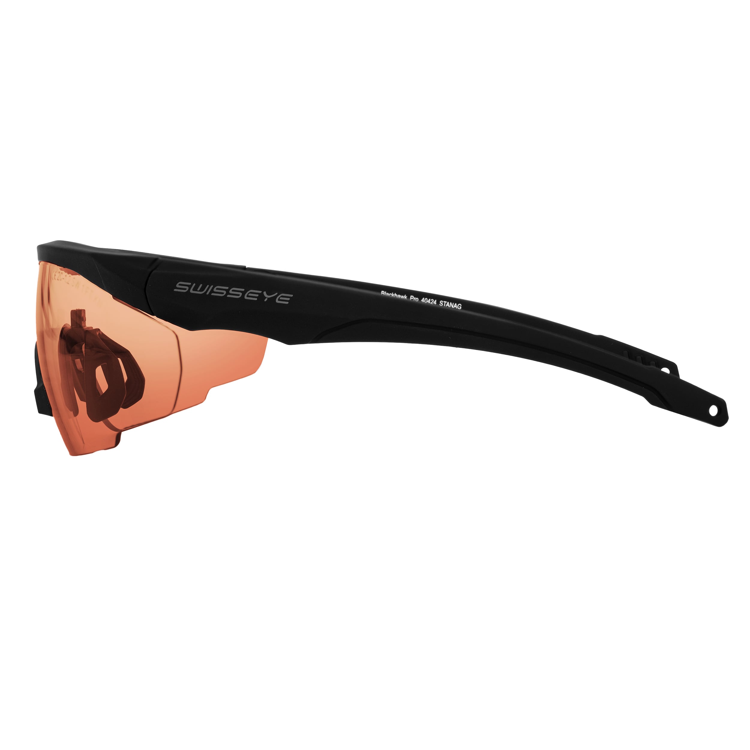 Swiss Eye - Taktische Blackhawk Pro Schutzbrille - Schwarz