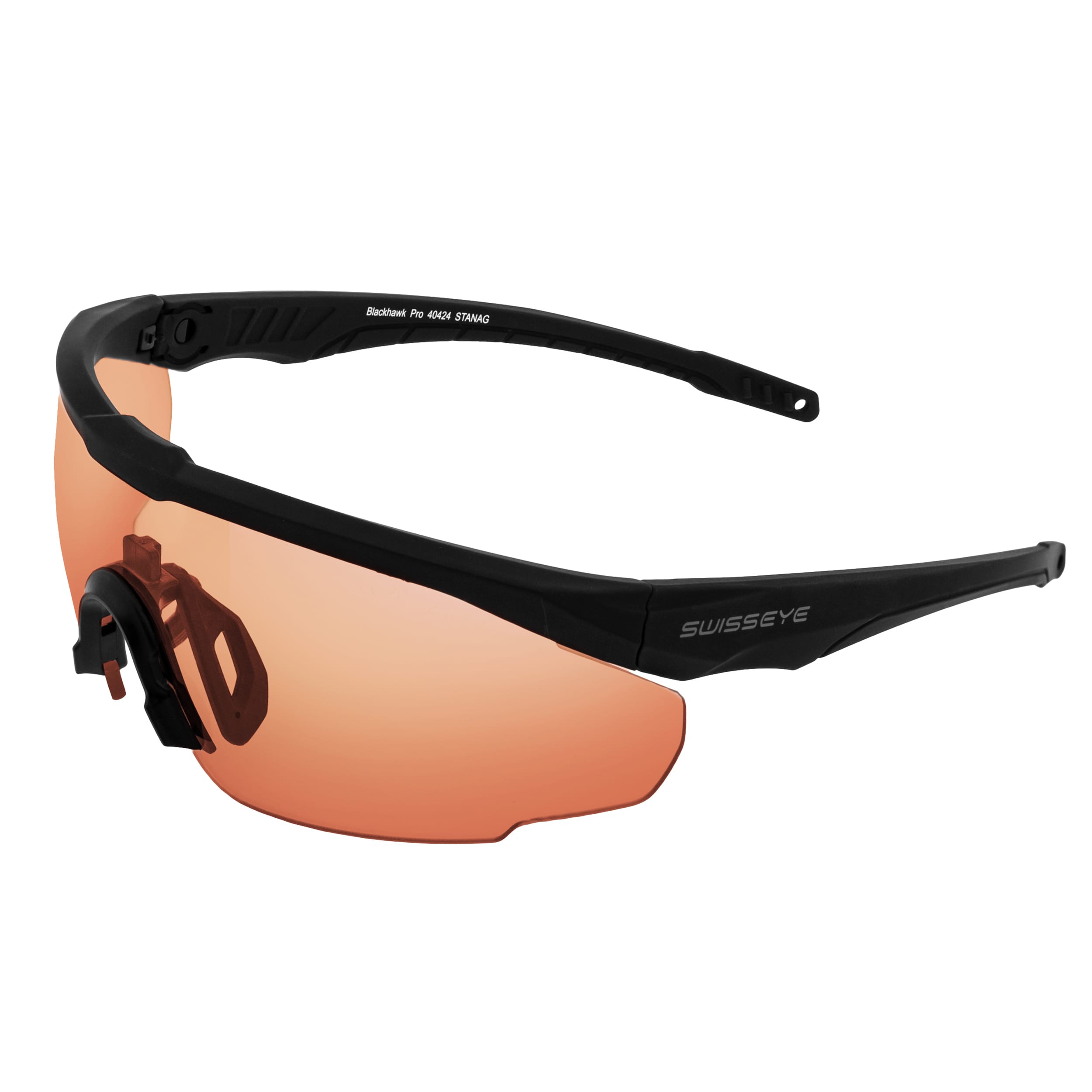 Swiss Eye - Taktische Blackhawk Pro Schutzbrille - Schwarz