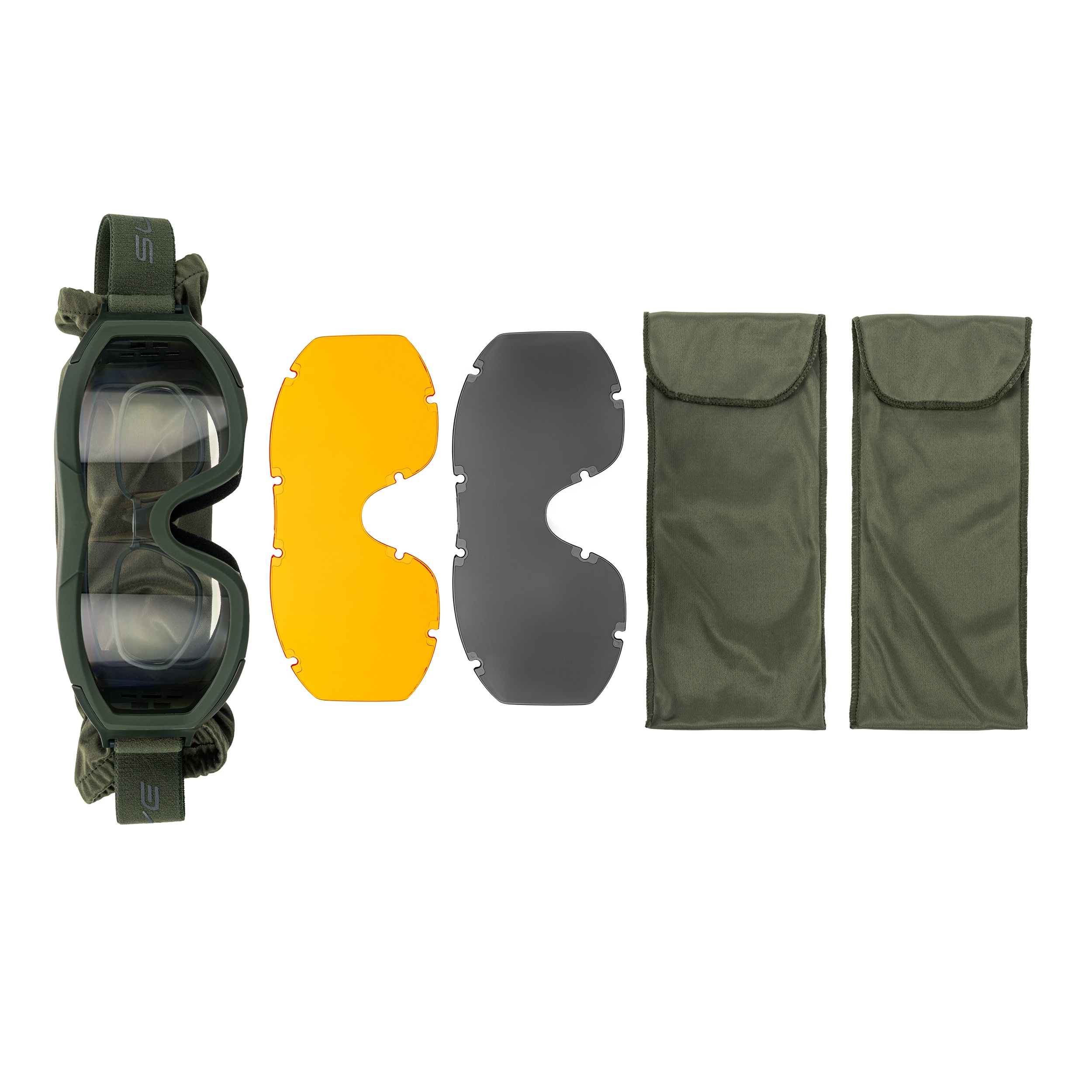 Swiss Eye - F-Tac taktische Schutzbrille - Olive