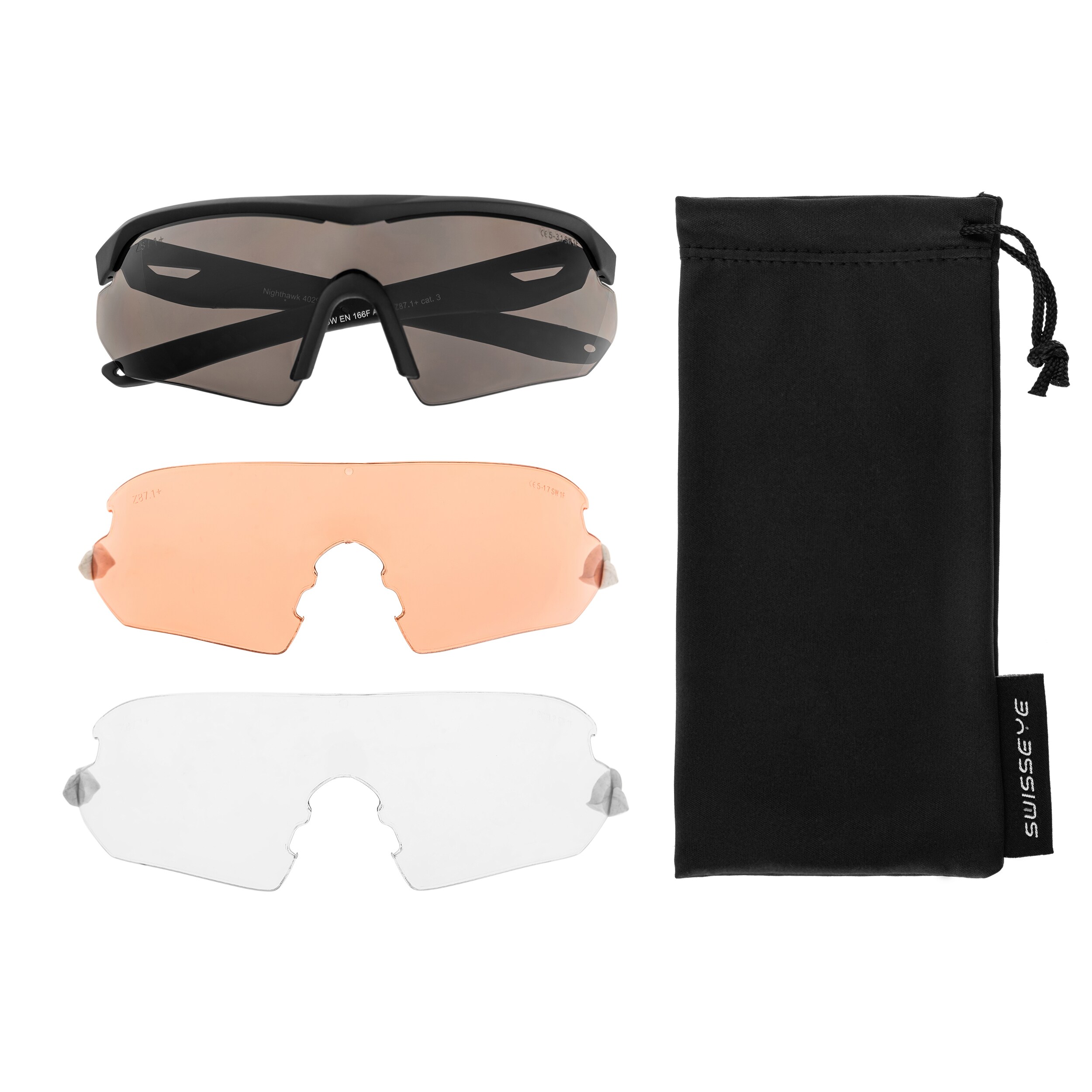 Swiss Eye - Nighthawk - taktische Brille - Olive