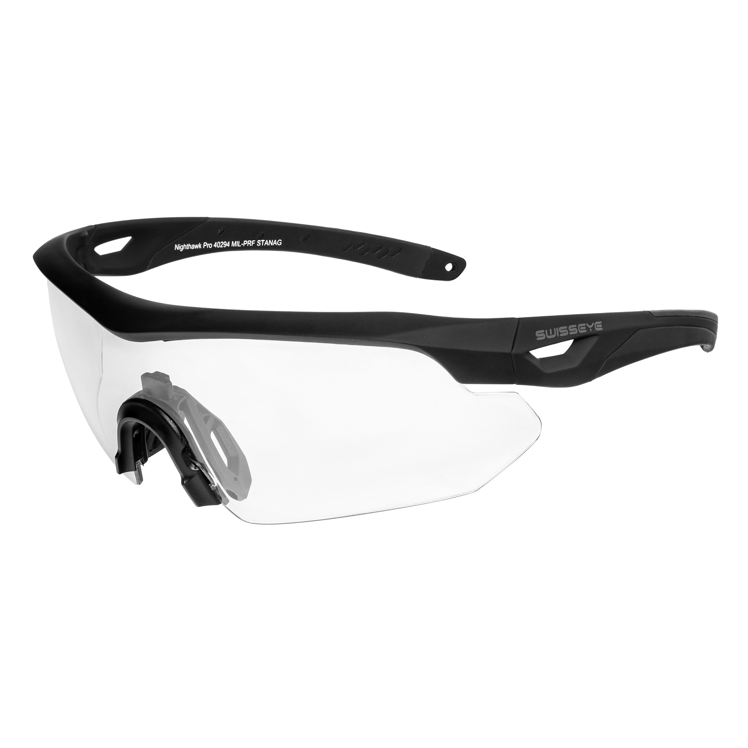 Swiss Eye - Nighthawk Pro taktische Schutzbrille - Schwarz