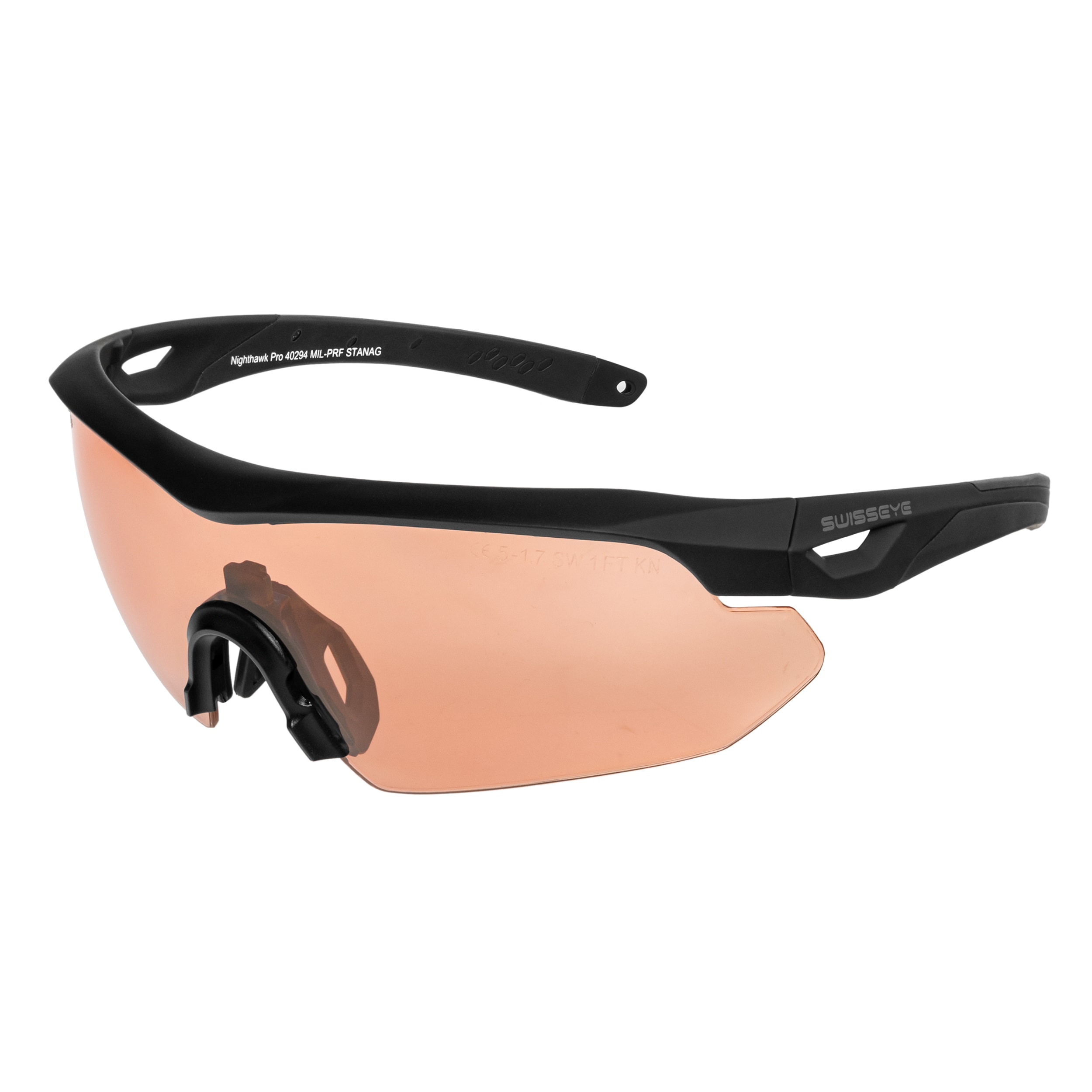 Swiss Eye - Nighthawk Pro taktische Schutzbrille - Schwarz