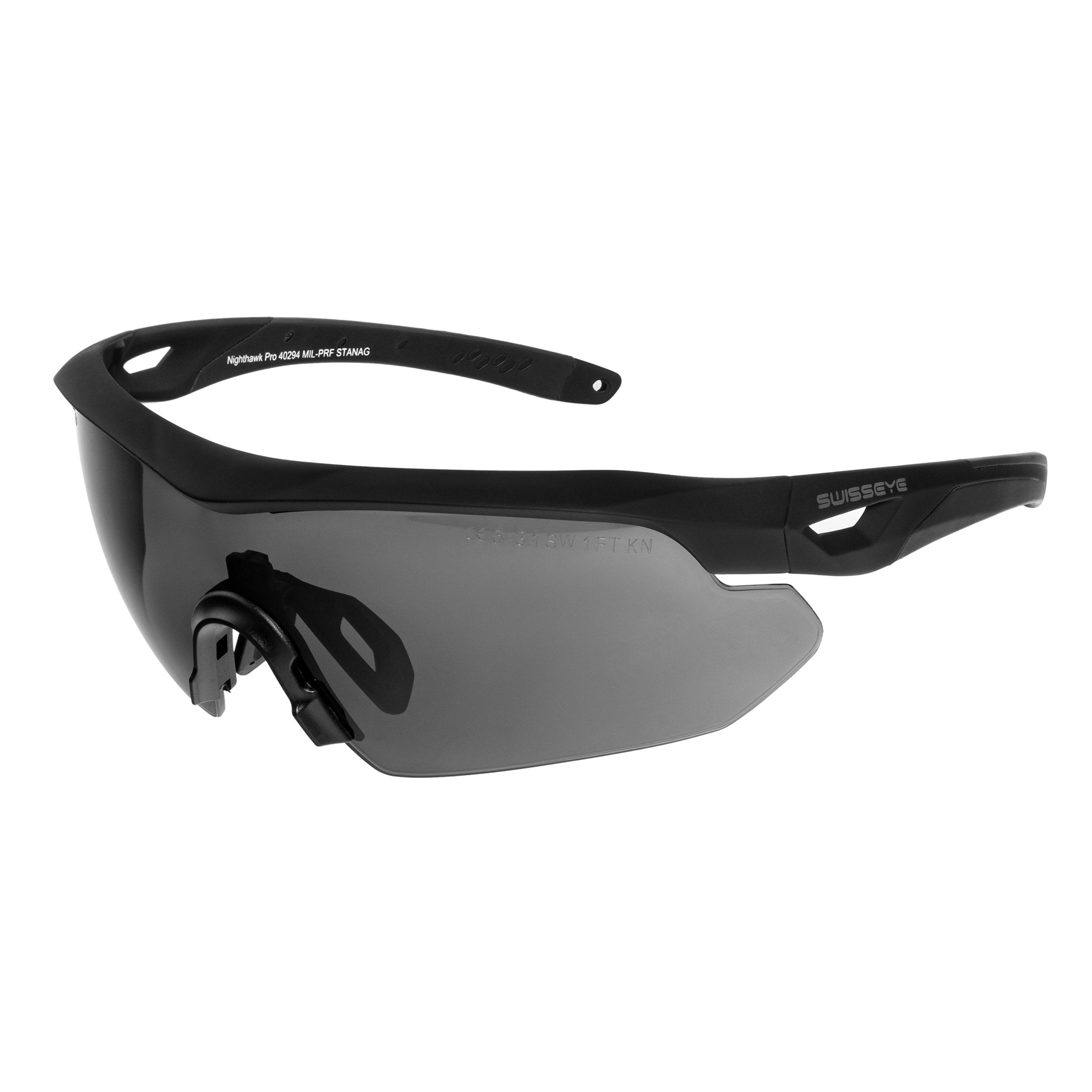 Swiss Eye - Nighthawk Pro taktische Schutzbrille - Schwarz