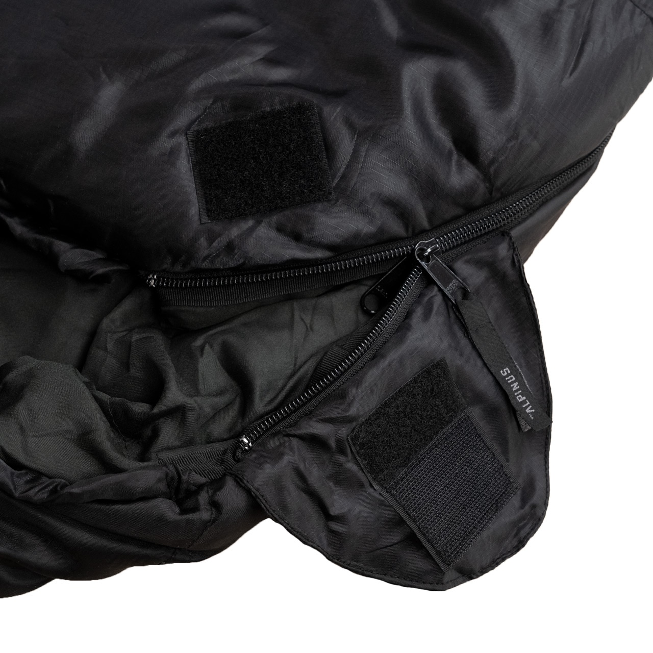 Alpinus - Schlafsack Classic 1250 g Schwarz - rechts