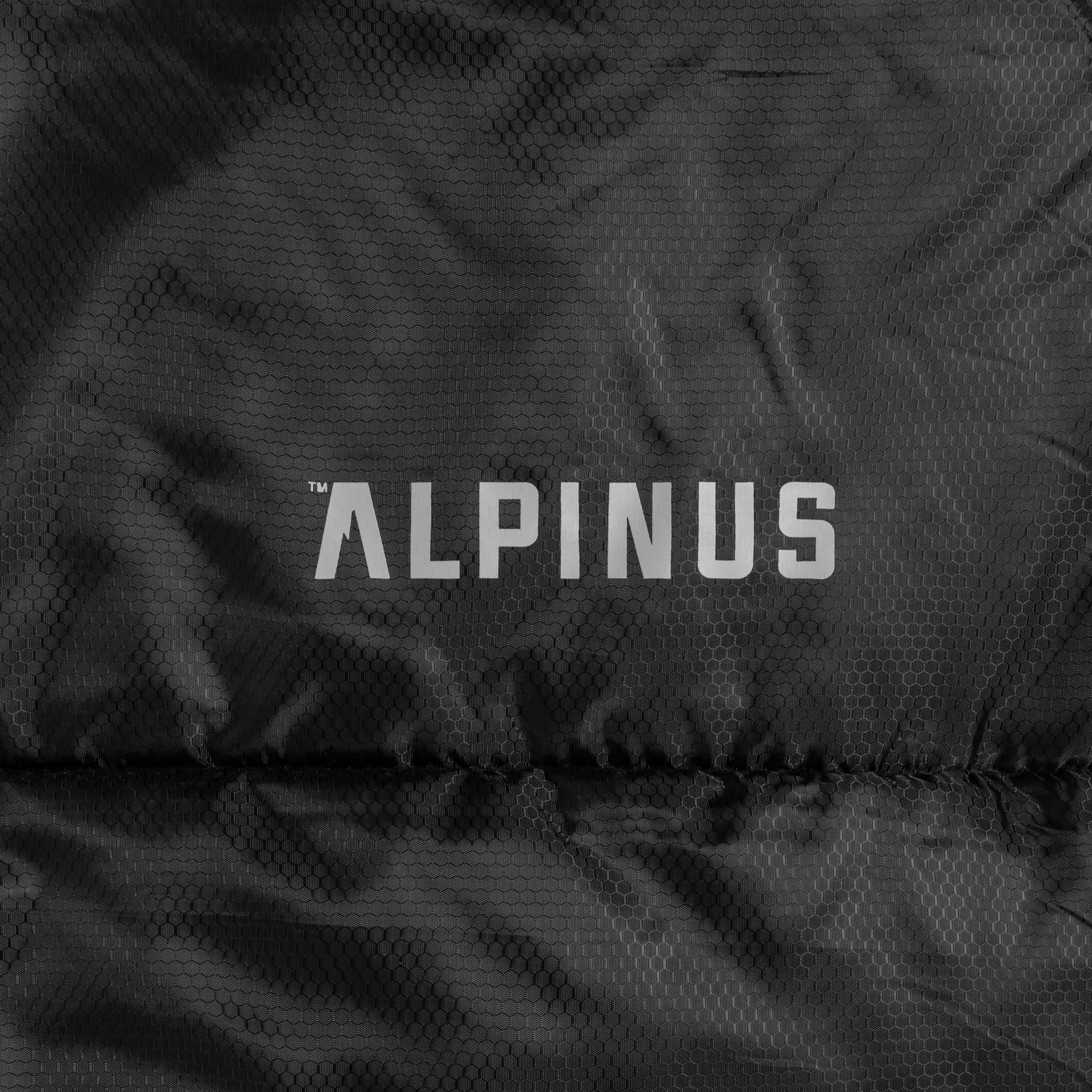 Alpinus - Warm 1500 - Schlafsack - Rechts - Schwarz