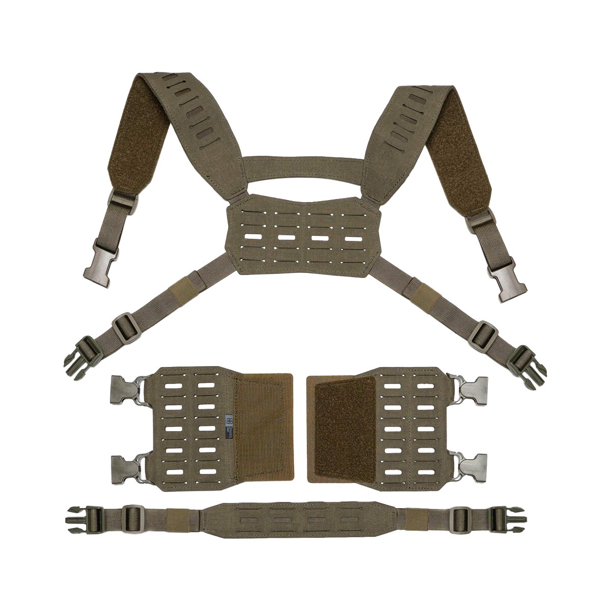 Templar's Gear - Chest Rig Conversion Kit - Taktische Hosenträger - Ranger Green