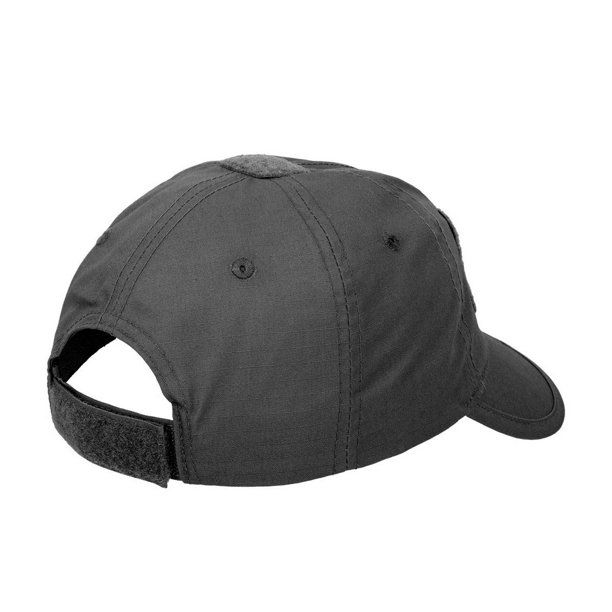 Helikon-Tex - Folding PoliCotton Rip-Stop - Basecap mit Klettflächen - Black