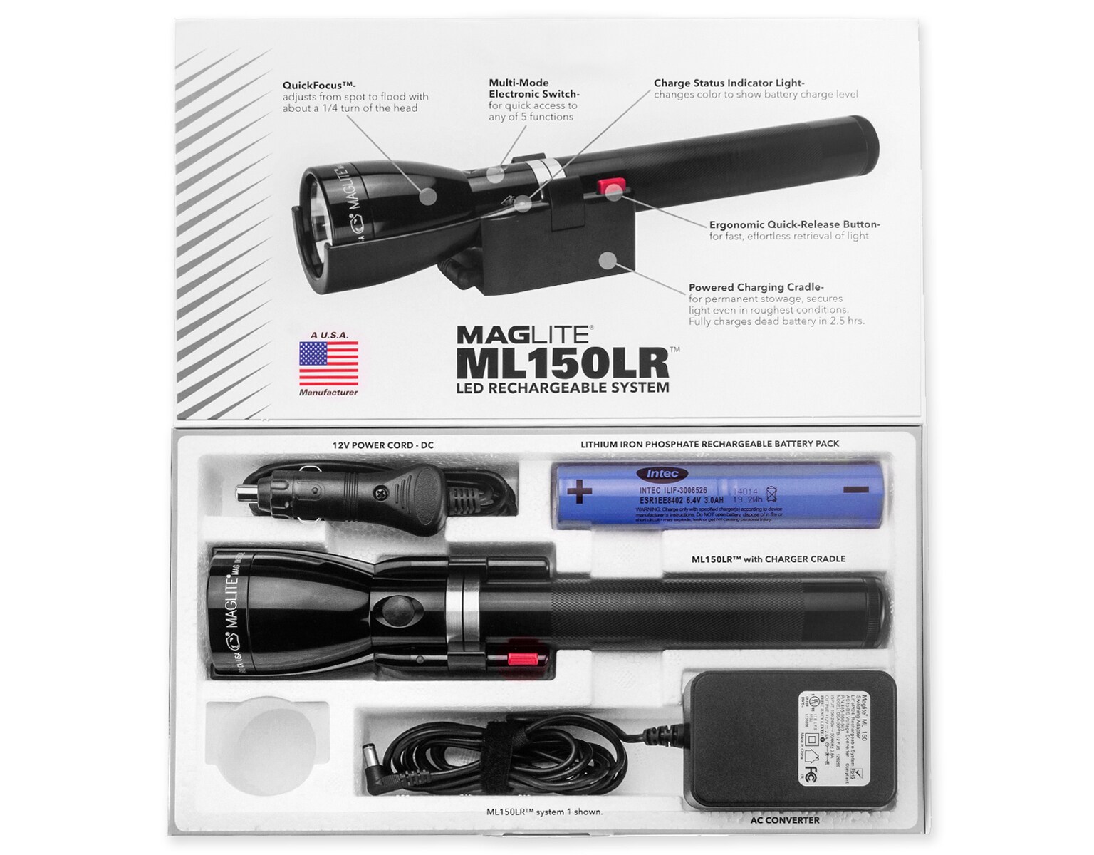 Maglite - Magtac LED ML150LR - LED-Taschenlampe - 1082 Lumen