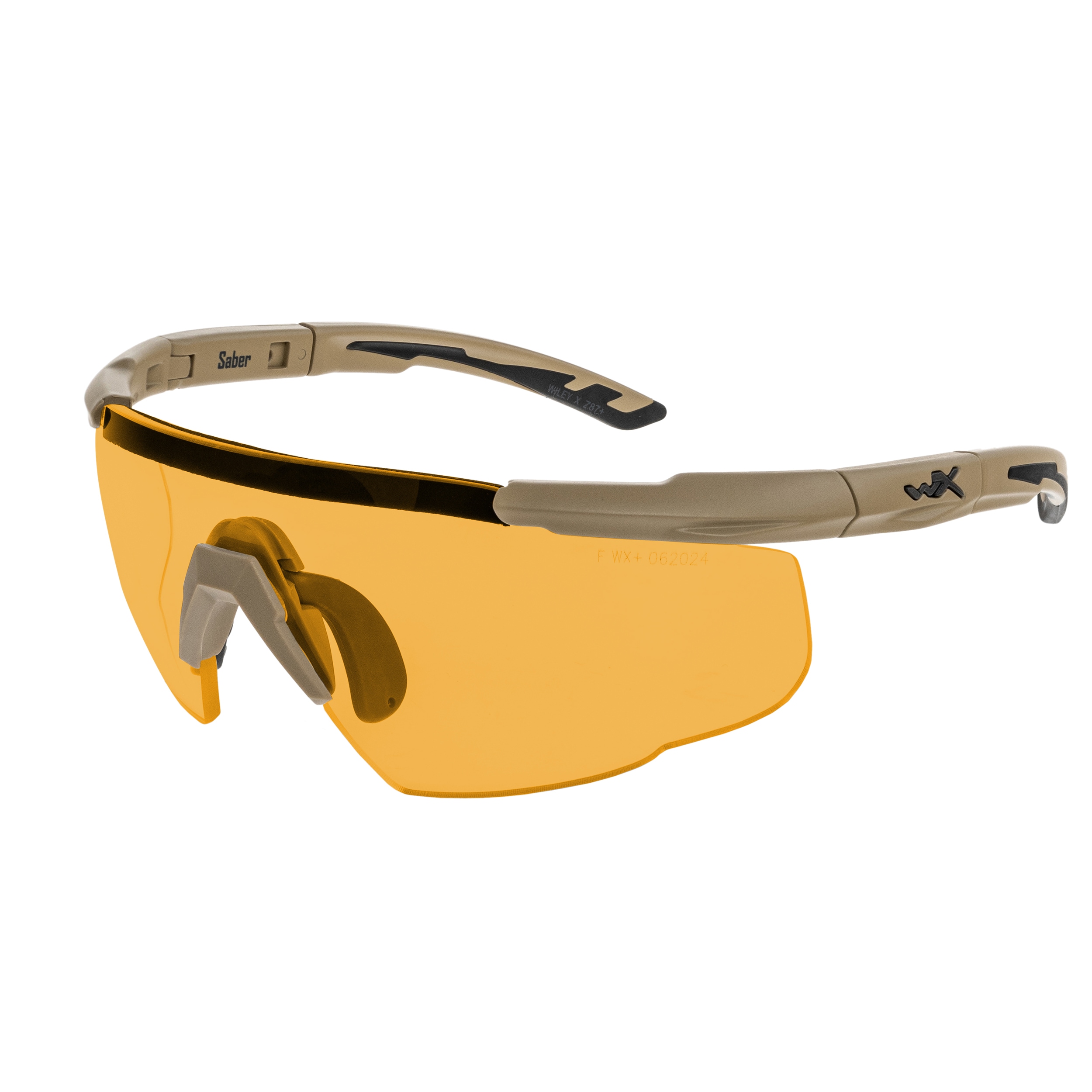 Wiley X - Wiley X Saber Advanced Set 3in1 - Taktische Brille - Grey/Clear/Light Rust/Matte Tan