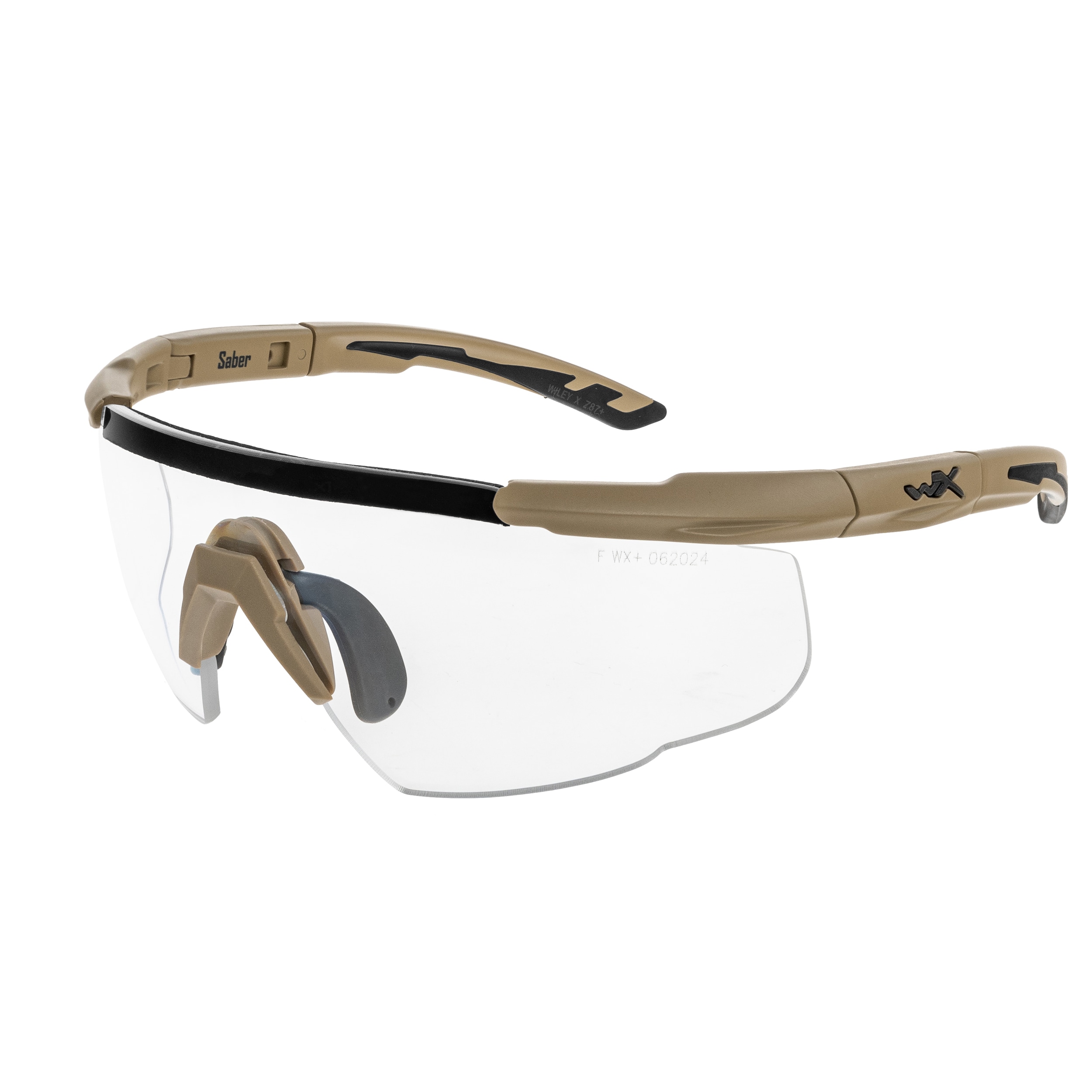 Wiley X - Wiley X Saber Advanced Set 3in1 - Taktische Brille - Grey/Clear/Light Rust/Matte Tan