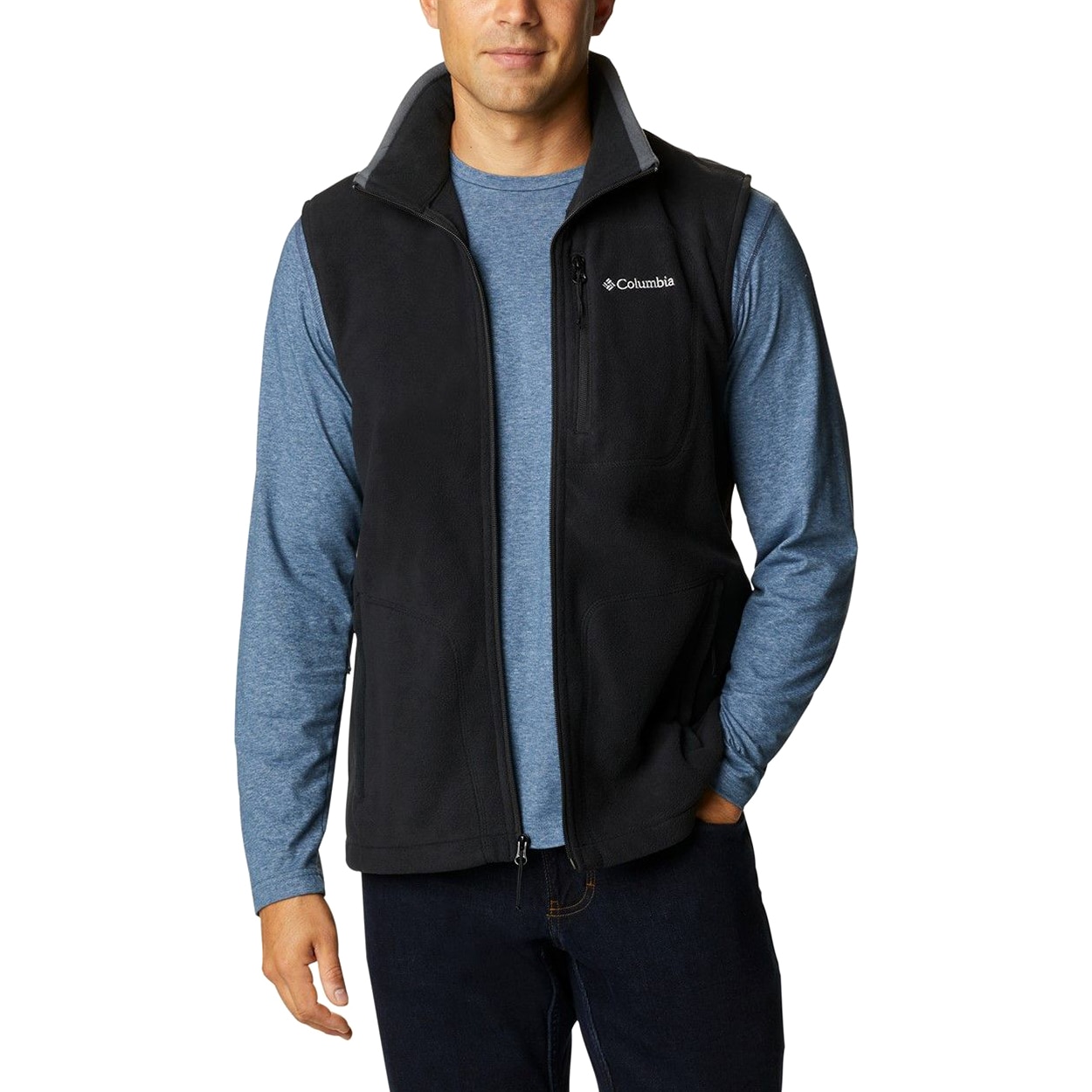 Columbia - Fast Trek Fleece Vest - Weste - Black