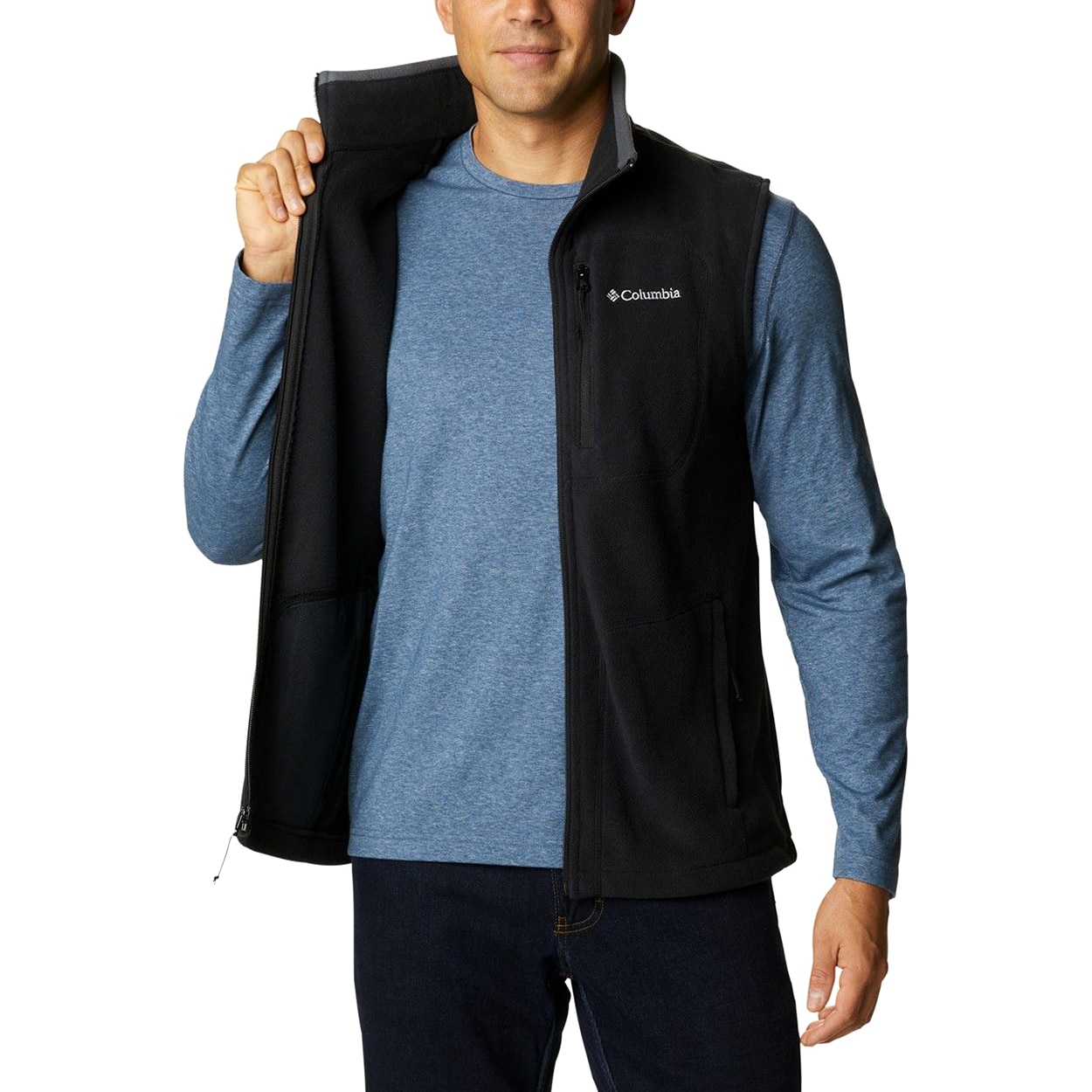 Columbia - Fast Trek Fleece Vest - Weste - Black