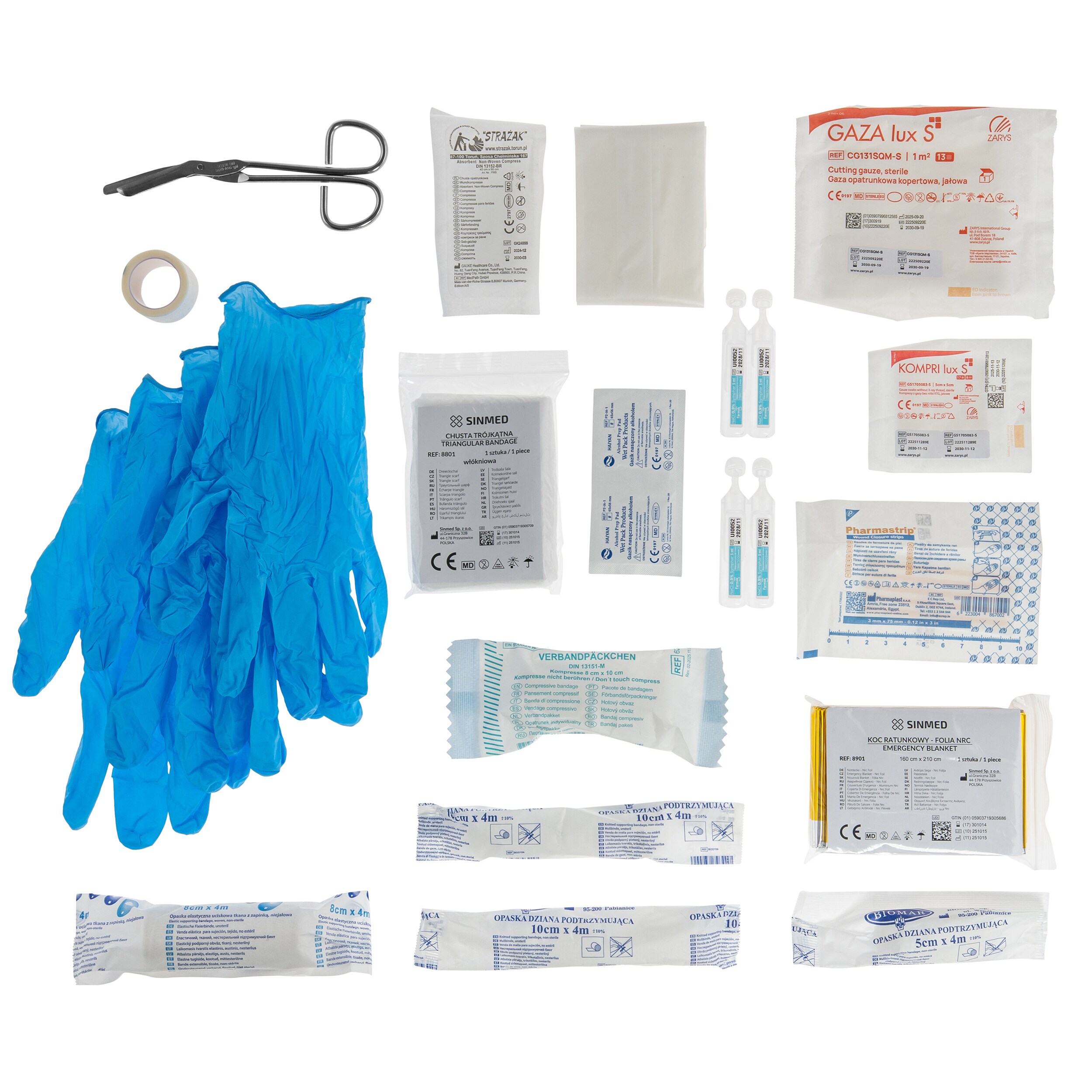 Medaid - Persönliches Erste-Hilfe-Set mi Zubehör Typ 330 - grün