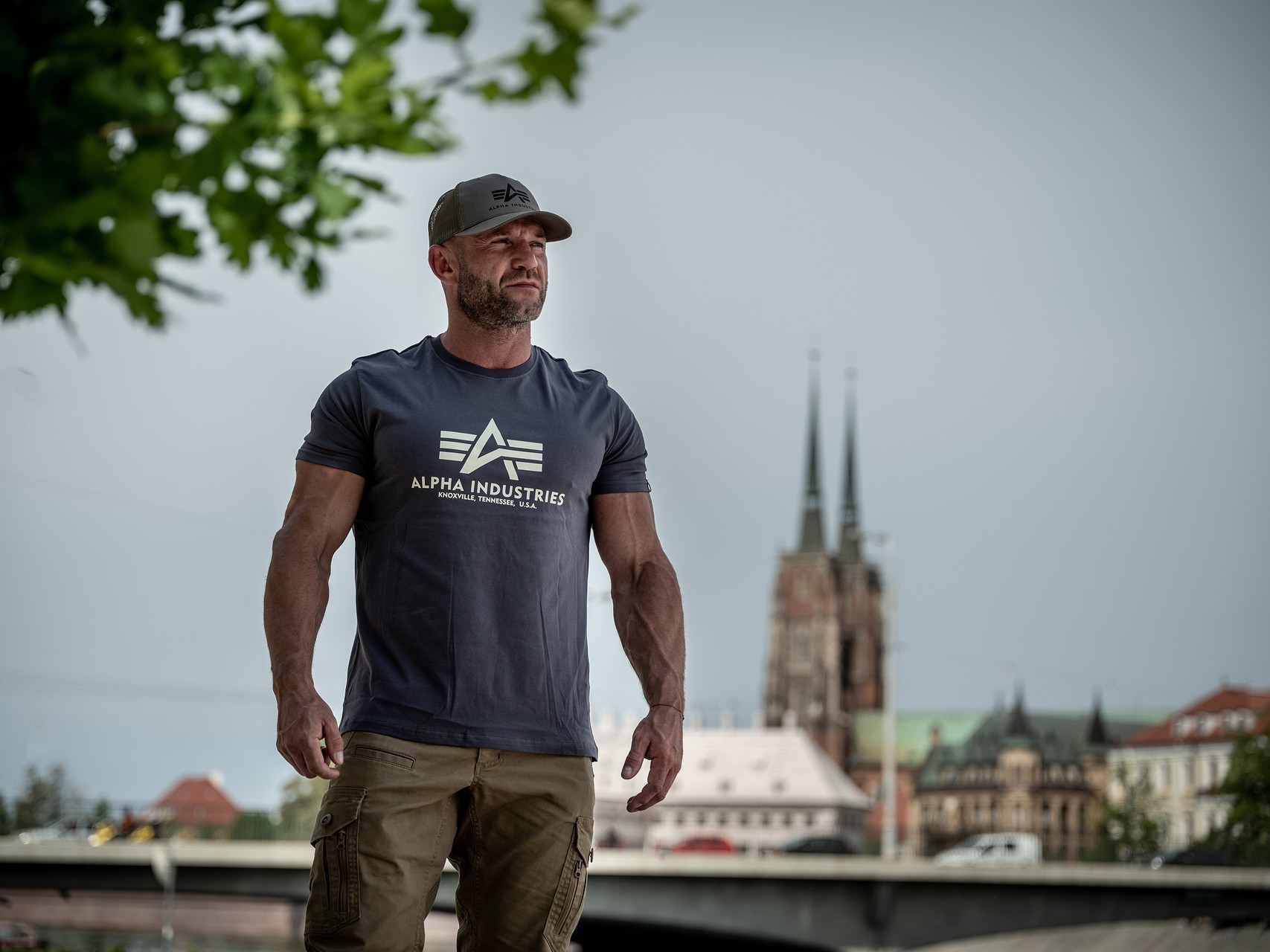 Alpha Industries - Basic T-Shirt - Grey