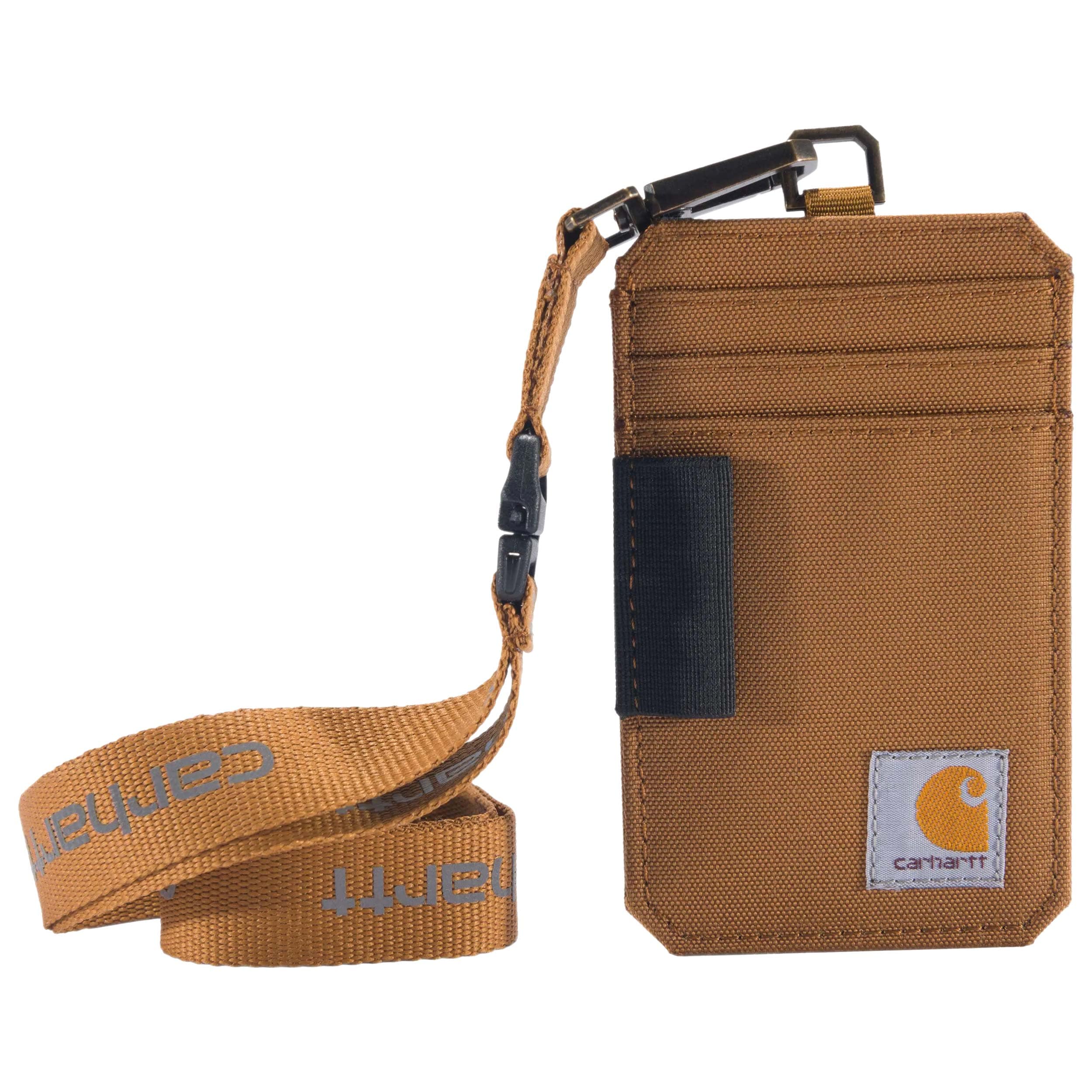 Carhartt - Nylon Duck ID Holder und Landyard Dokumententasche - Carhartt Brown