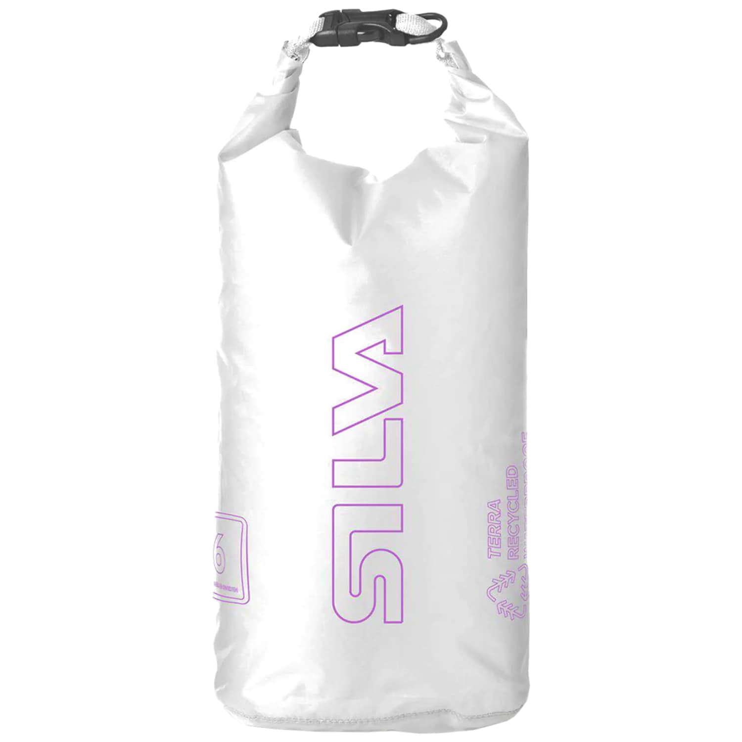 Silva - Terra Dry Bag - Wasserdichter Beutel 6 l - White/Violett
