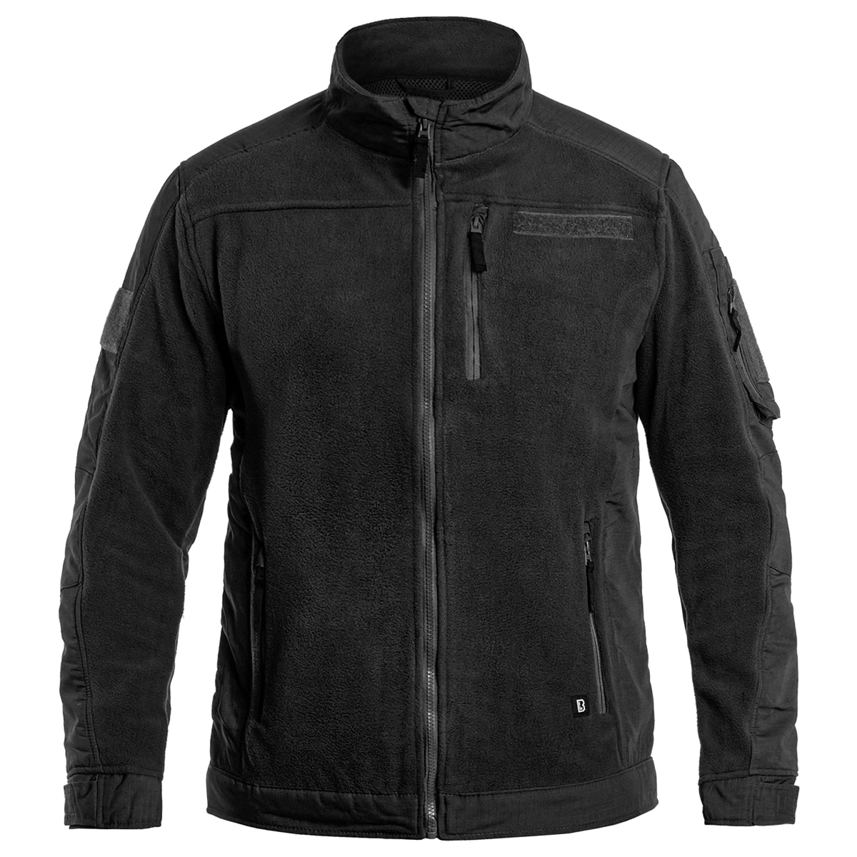 Brandit - Fleecejacke Ripstop - Black