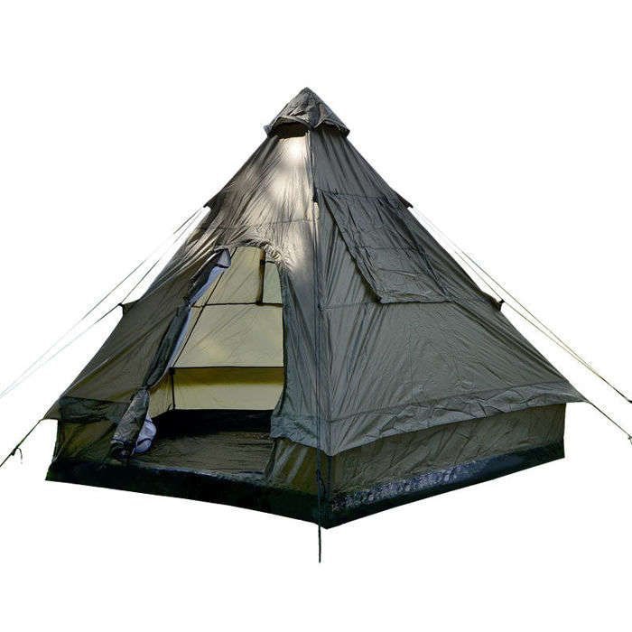 Mil-Tec - Tipi - 4-Personen Zelt - olive