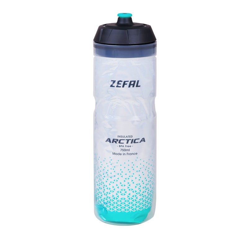 Zefal - Arctica -  Trinkflasche 0,75l - Silver/Caribbean Blue