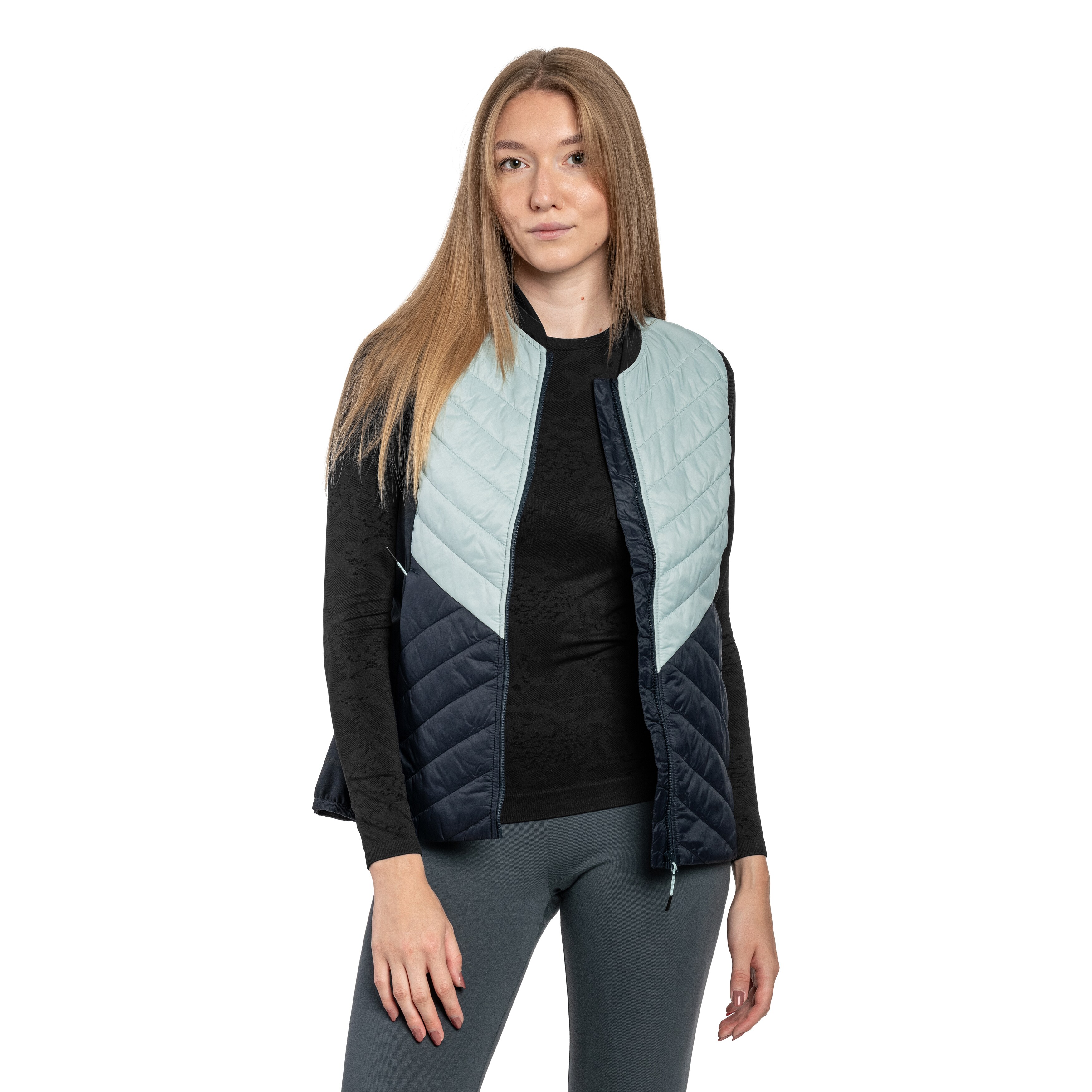 4F - BZD060 - Ärmellose Damen Jacke - mintgrün