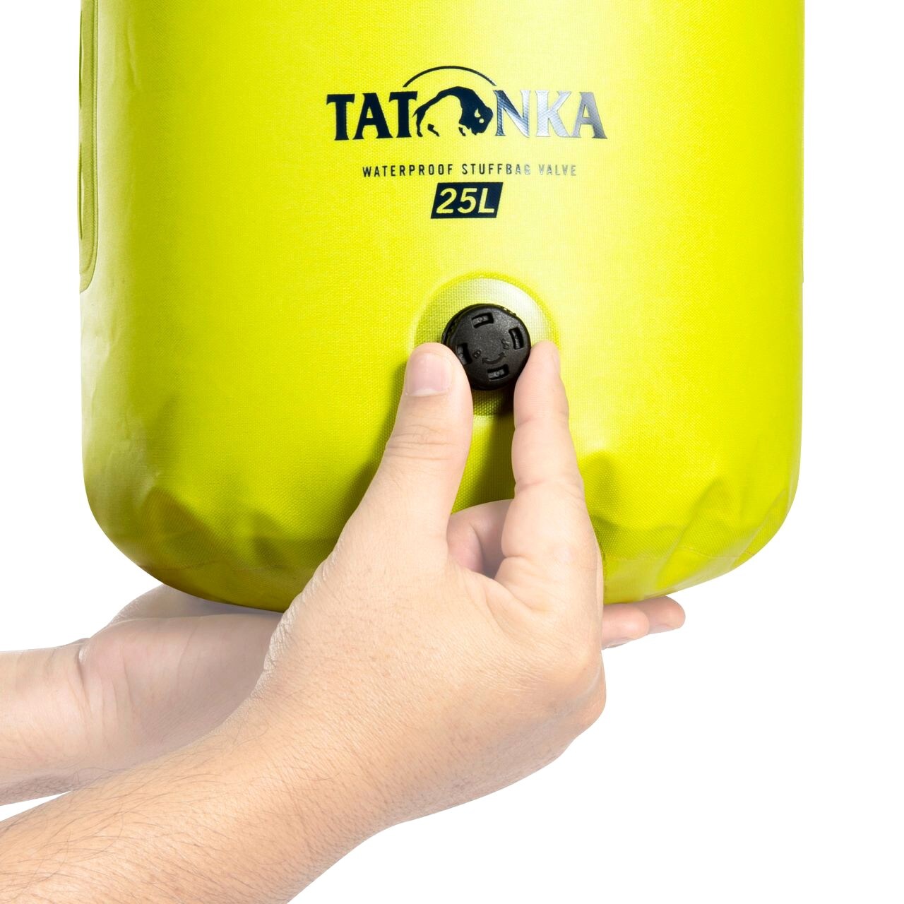 Tatonka - WP Stuffbag Valve 25 l - Wasserdichter Beutel - Lime