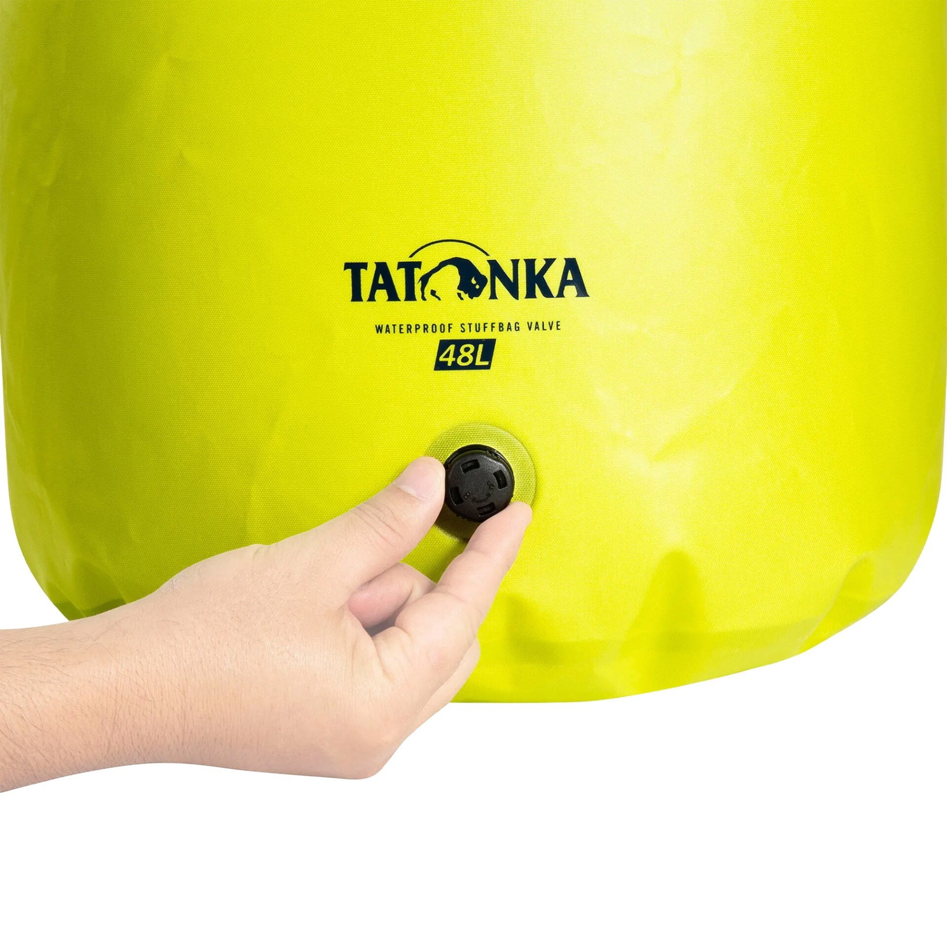 Tatonka - WP Stuffbag Valve 48 l - Wasserdichter Beutel - Lime