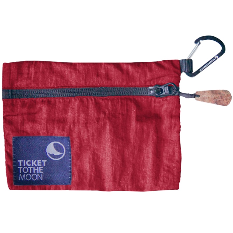 Ticket To The Moon - Travel Wallet Reisegeldbeutel - Burgundy