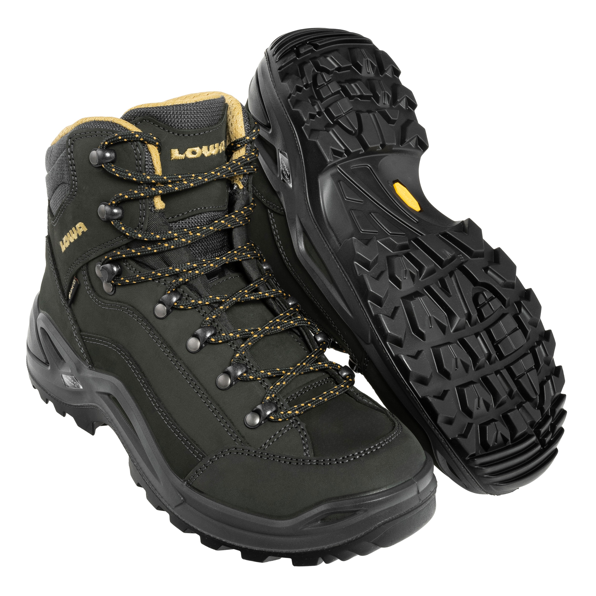 Lowa - Renegade GTX MID - Wasserfeste Trekkingschuhe - Anthracite/Mustard