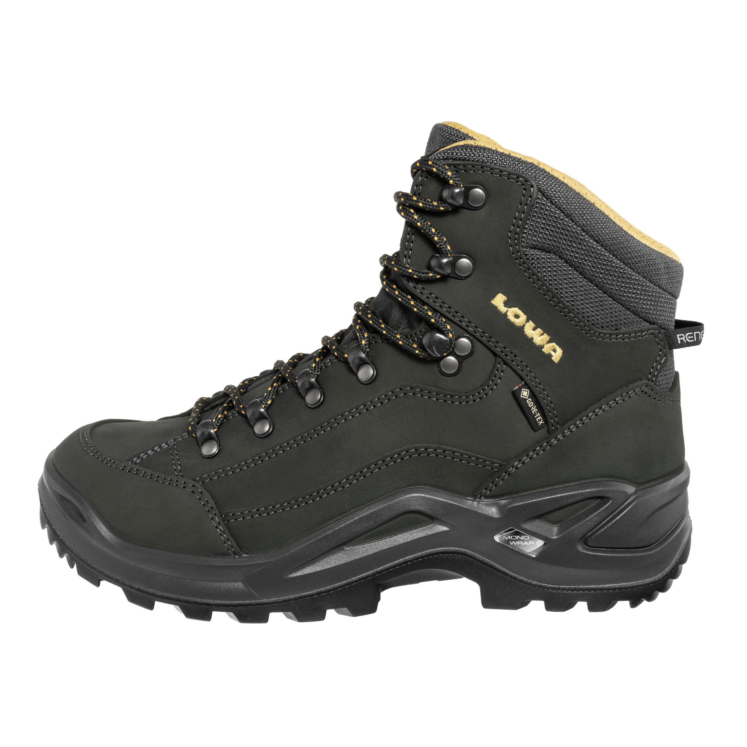 Lowa - Renegade GTX MID - Wasserfeste Trekkingschuhe - Anthracite/Mustard