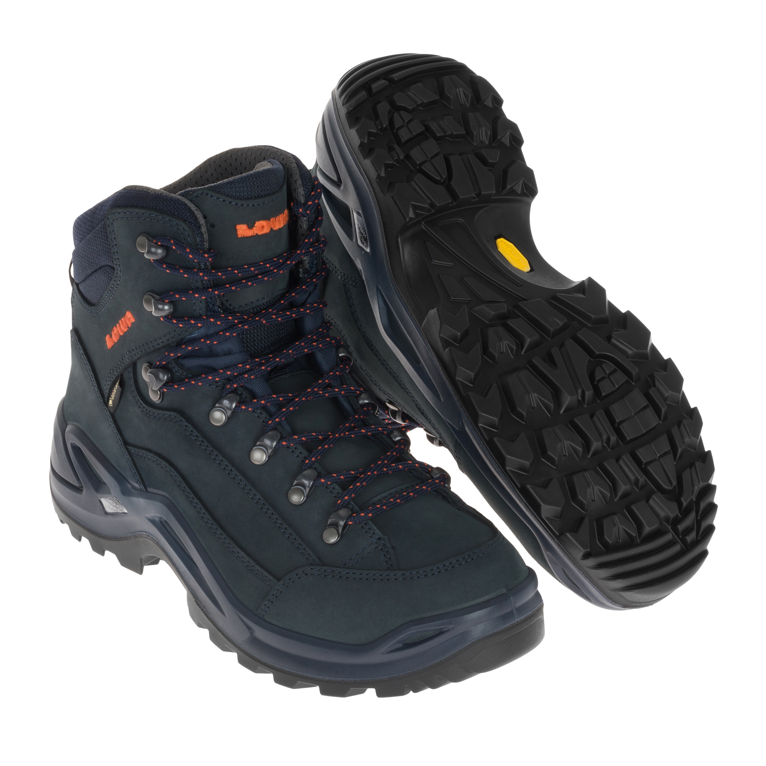 Lowa - Renegade GTX MID - Wasserfeste Trekkingschuhe - Navy/Orange