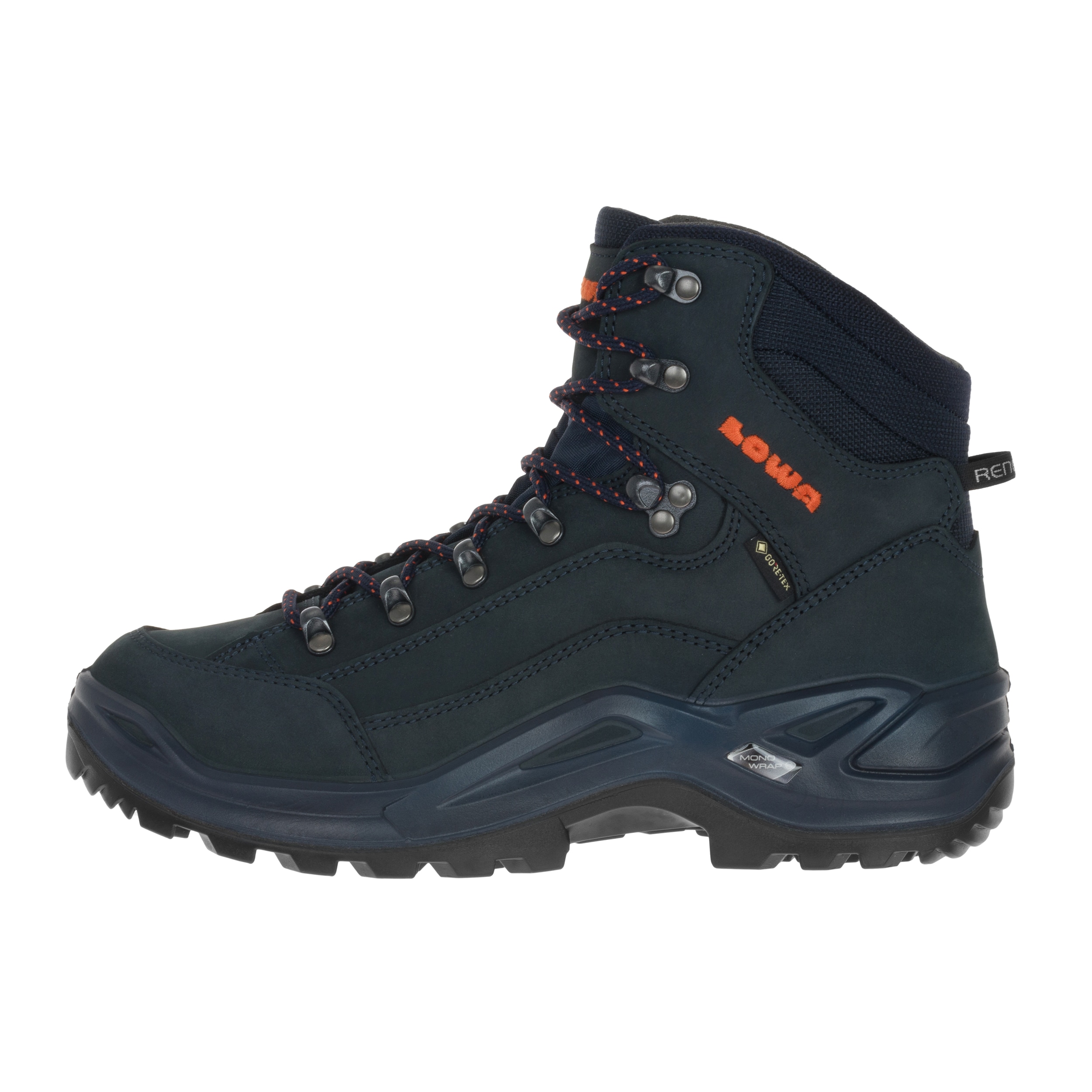 Lowa - Renegade GTX MID - Wasserfeste Trekkingschuhe - Navy/Orange