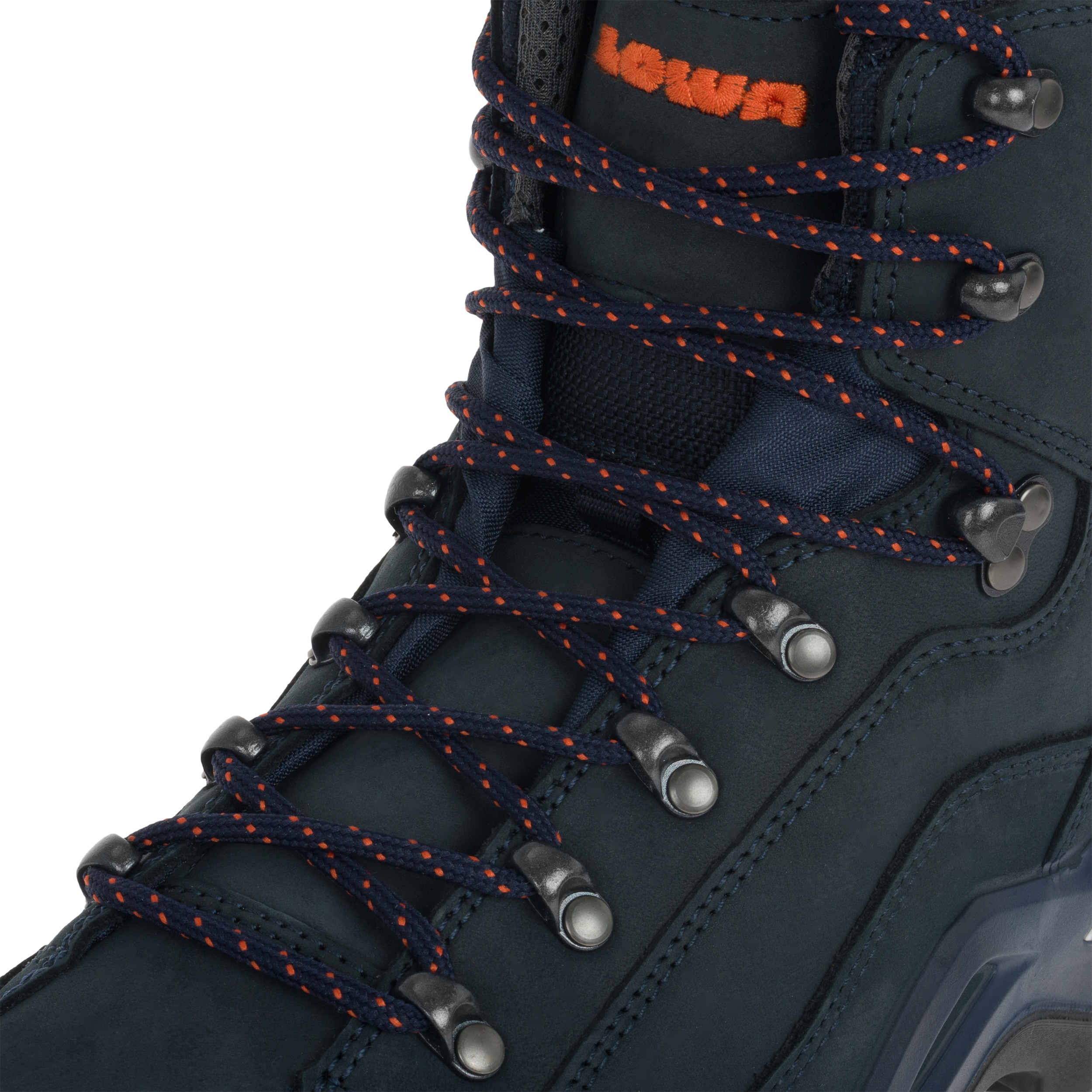 Lowa - Renegade GTX MID - Wasserfeste Trekkingschuhe - Navy/Orange