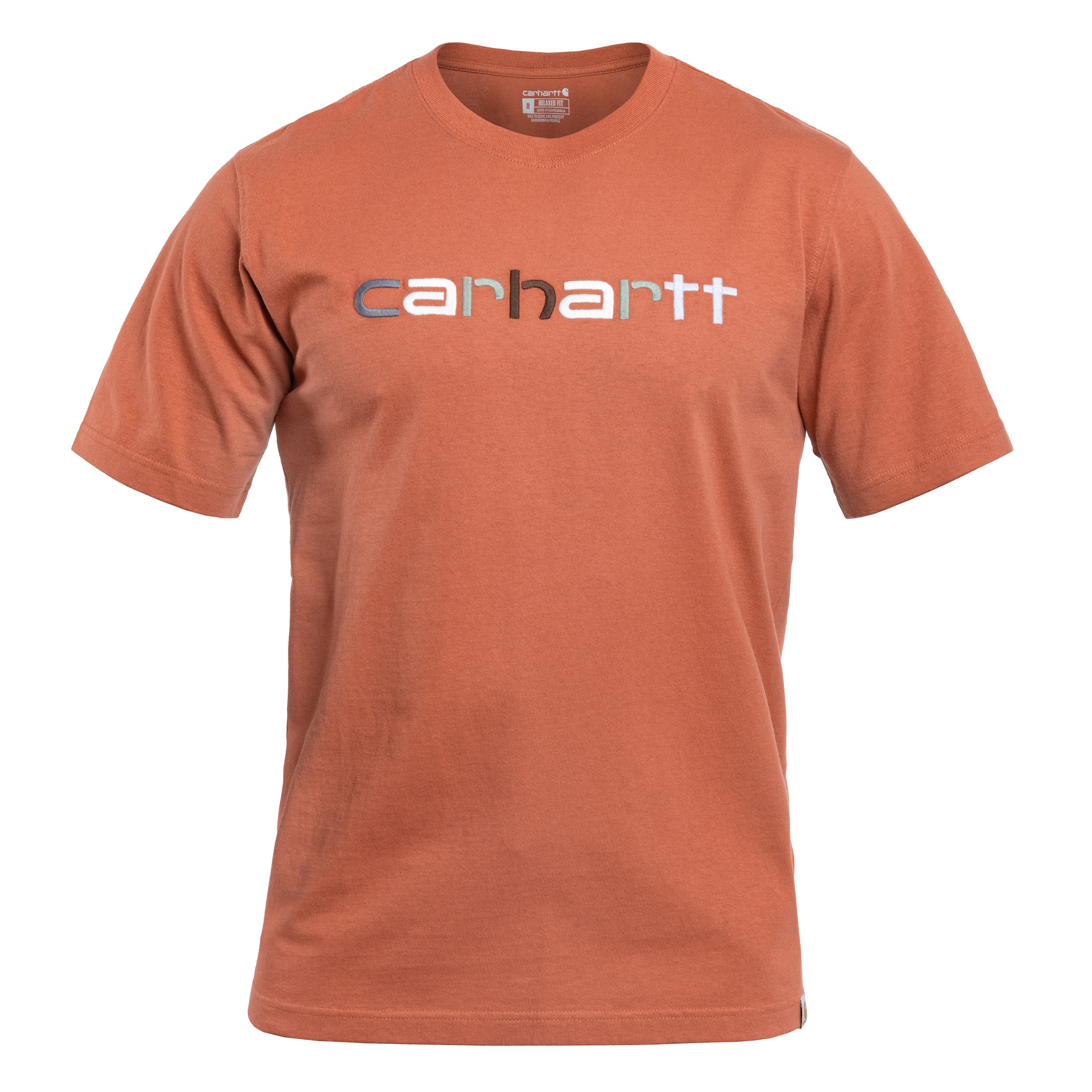 Carhartt - Heavyweight Logo - T-Shirt - Terracotta