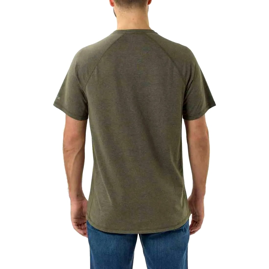 Carhartt - T-Shirt Force Flex Block Logo - Basil Heather