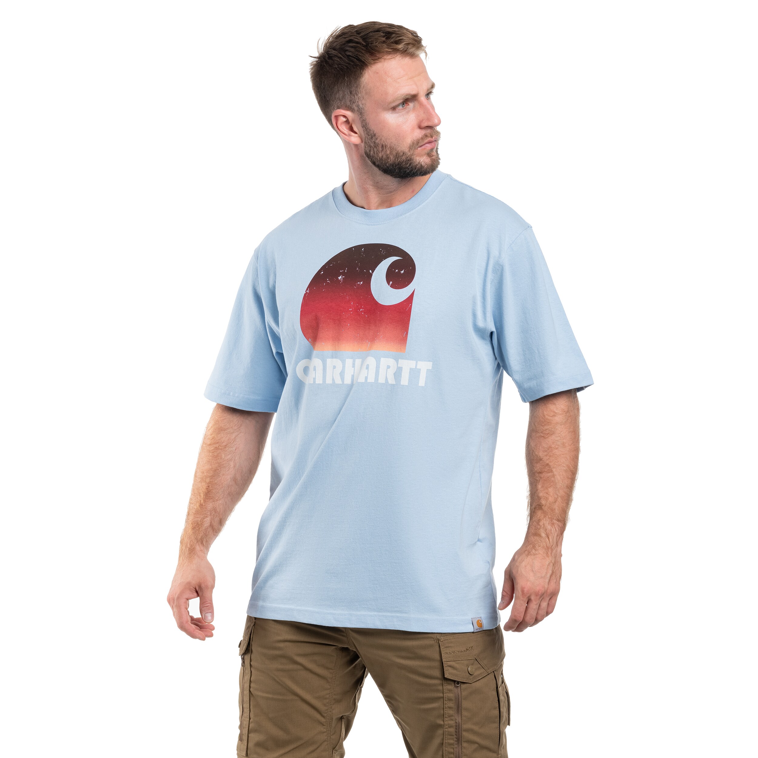 Carhartt - Heavyweight Graphic - T-Shirt - Fog Blue