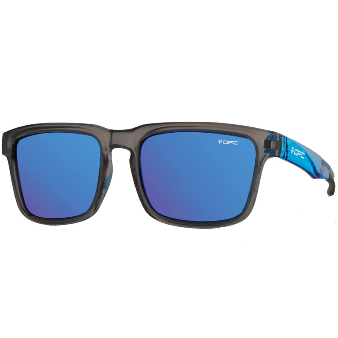 OPC - Lifestyle California -Polarisierte Sonnenbrille - Black Matt Blue Revo