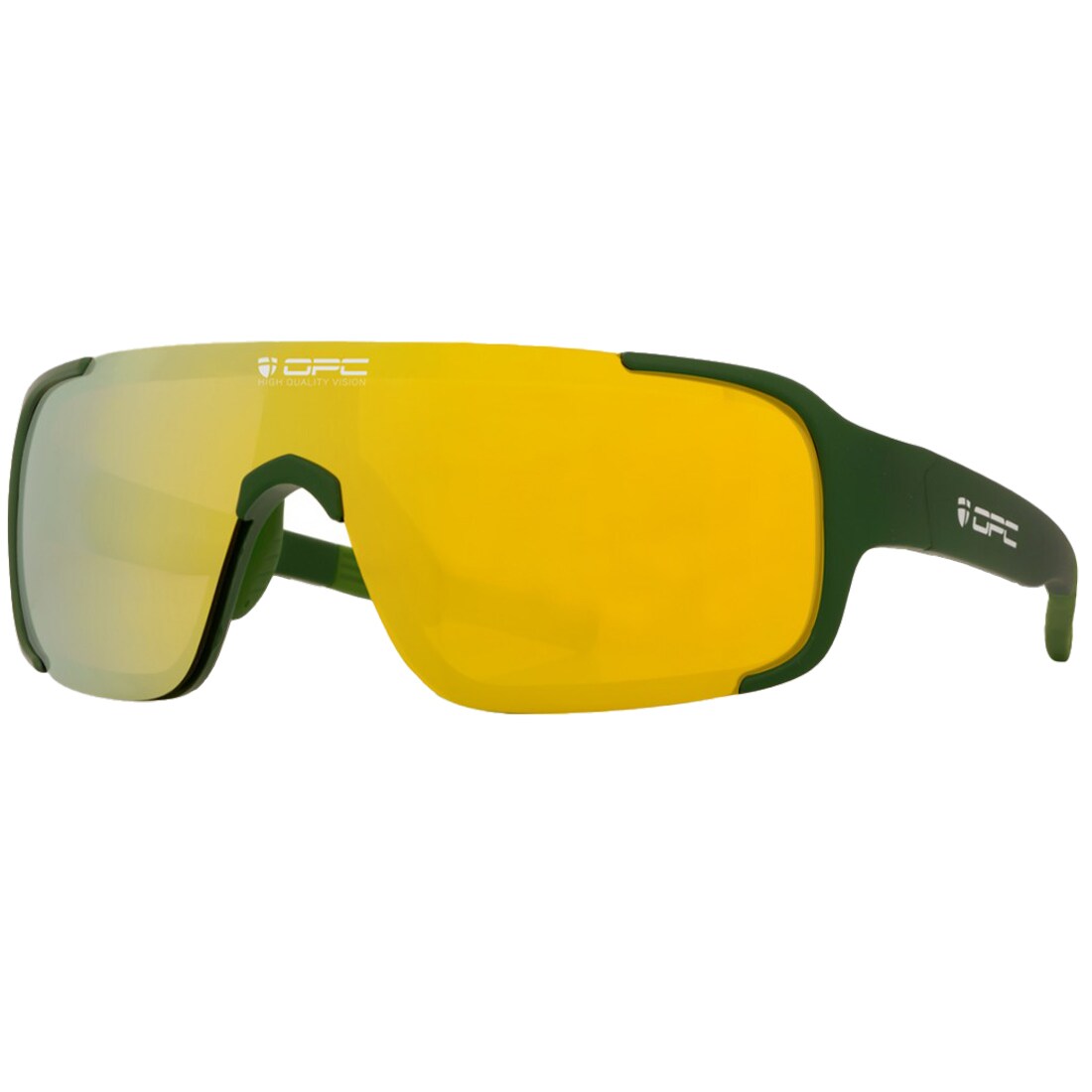 OPC - All Round Jet - Polarisierte Schutzbrille - Matt Green Gold Revo